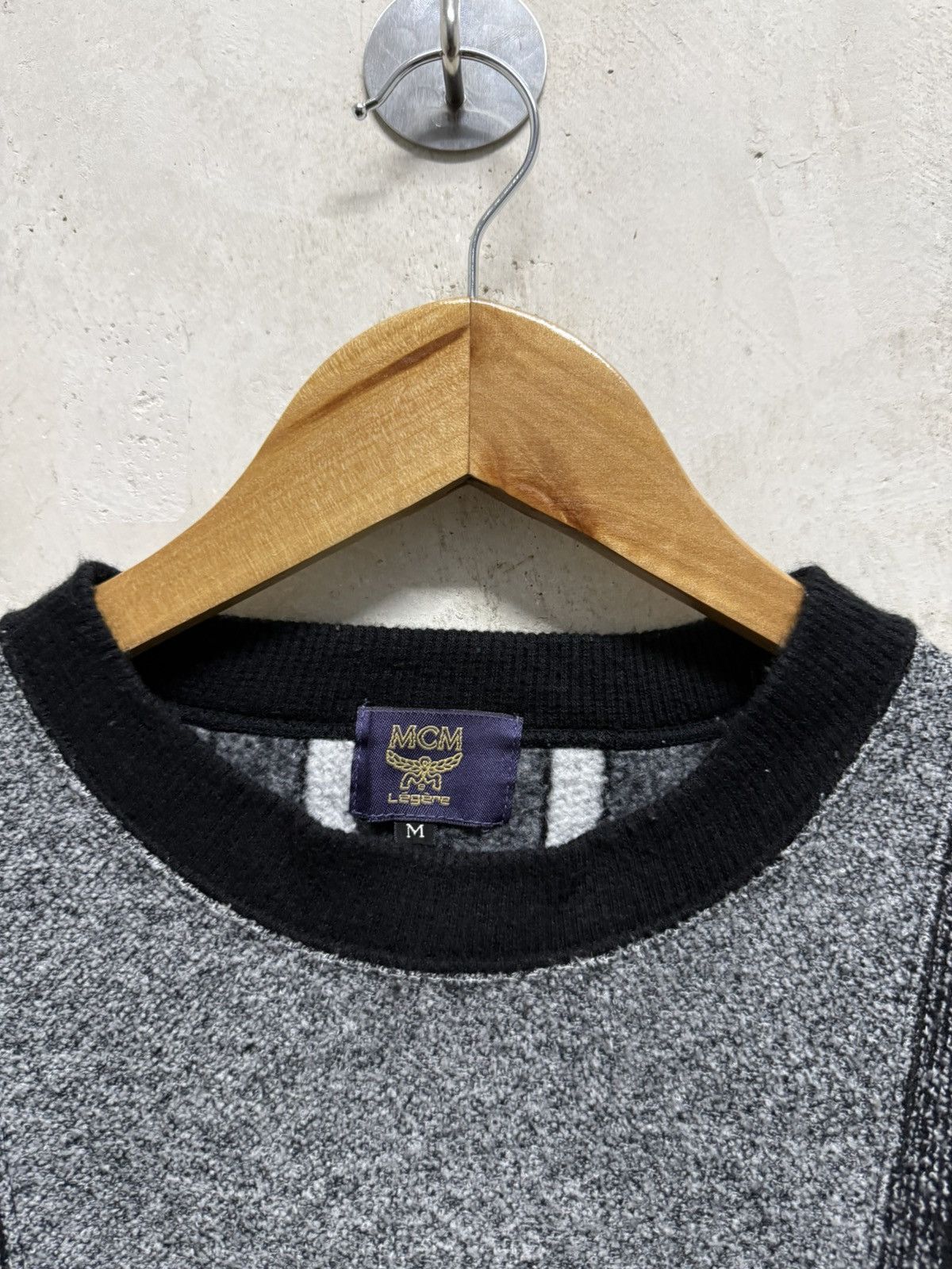 MCM Vintage MCM Legere Stripe Knit Sweatshirt Size US M / EU 48-50 / 2 - 6 Thumbnail