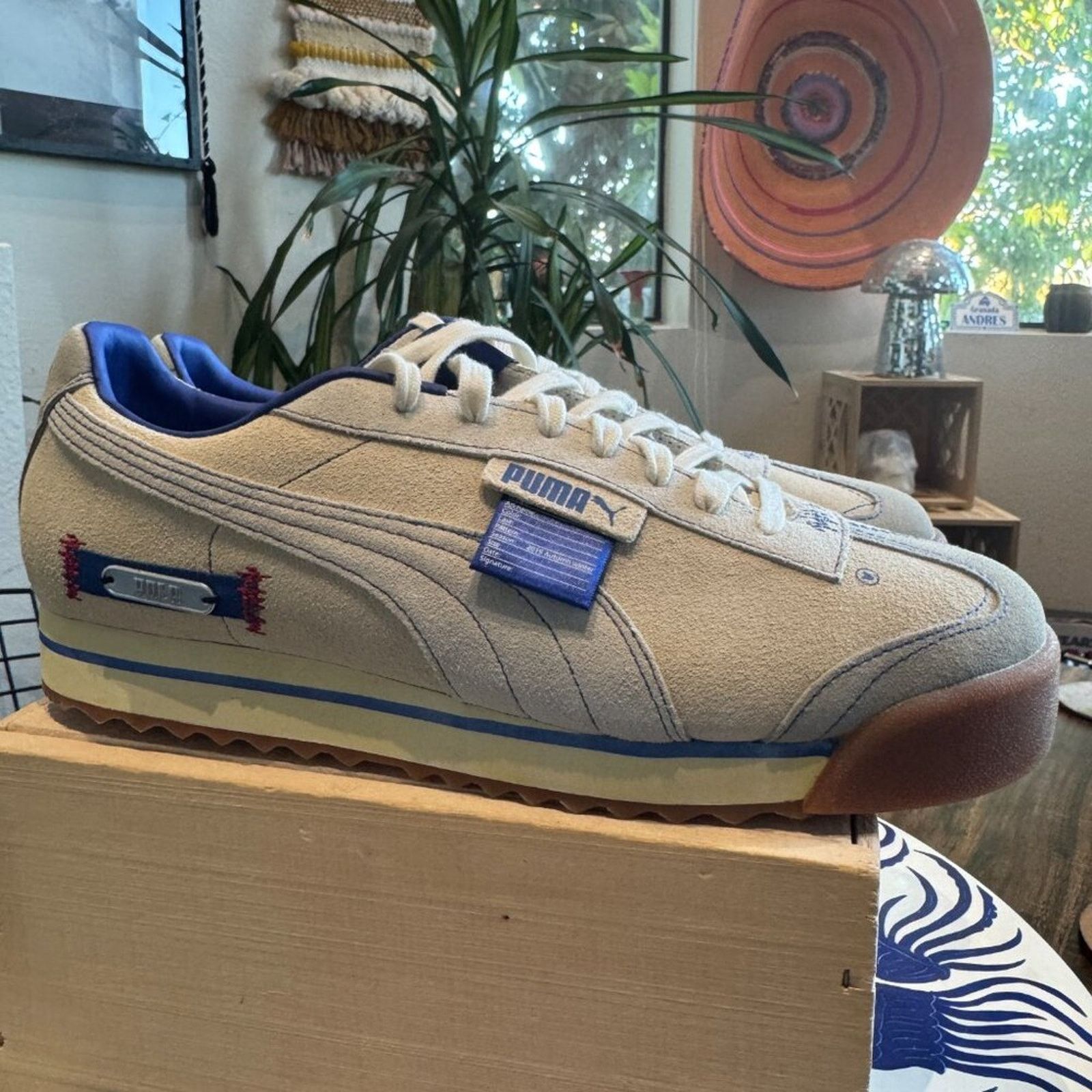 Puma Puma Roma Ader Error, White Gray, Mens 10.5, Never Worn Size US 10.5 / EU 43-44 - 6 Thumbnail