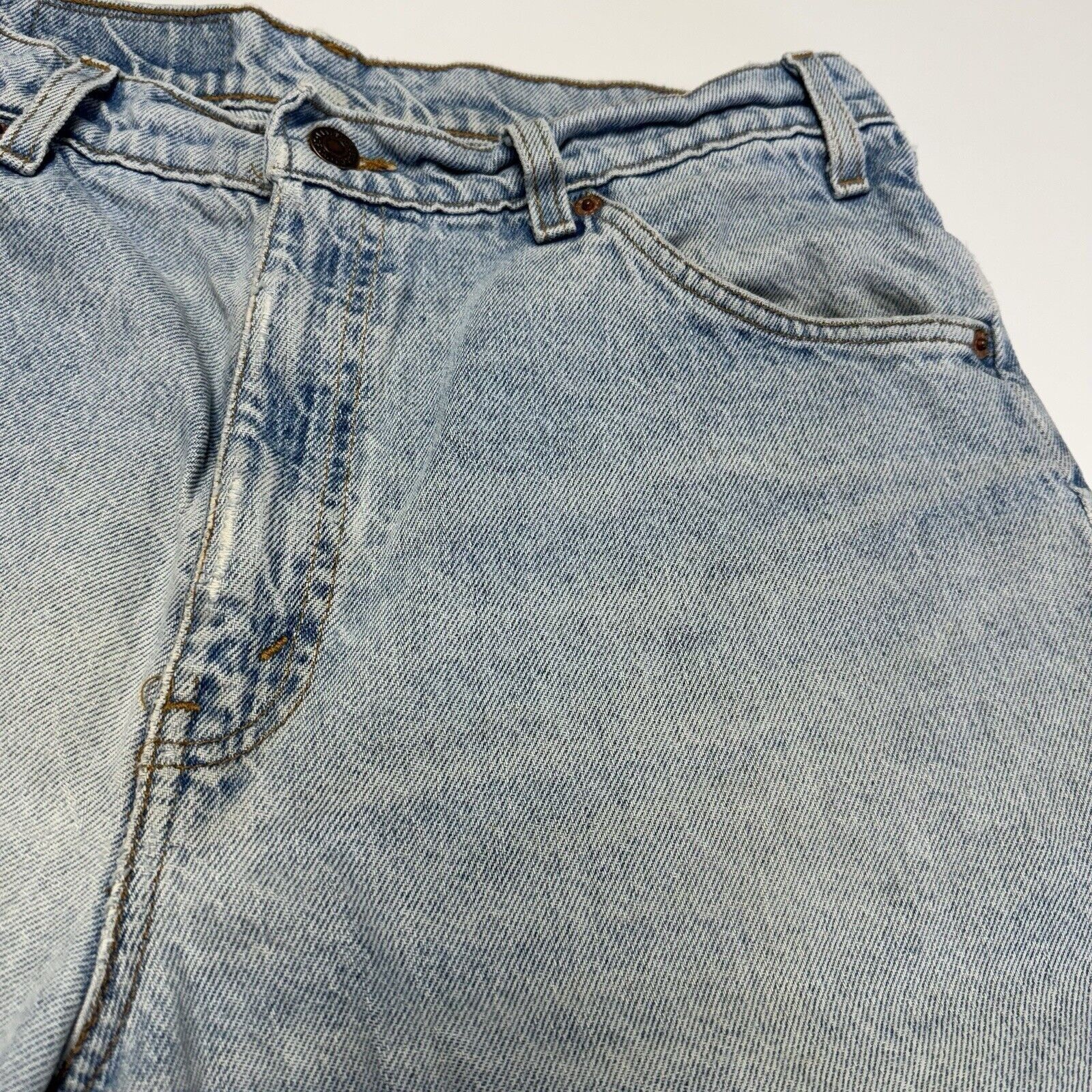 Levi's × Vintage Vintage Levis Orange Tabs Denim Shorts Mens 34 Skate Streetw Size US 34 / EU 50 - 5 Thumbnail