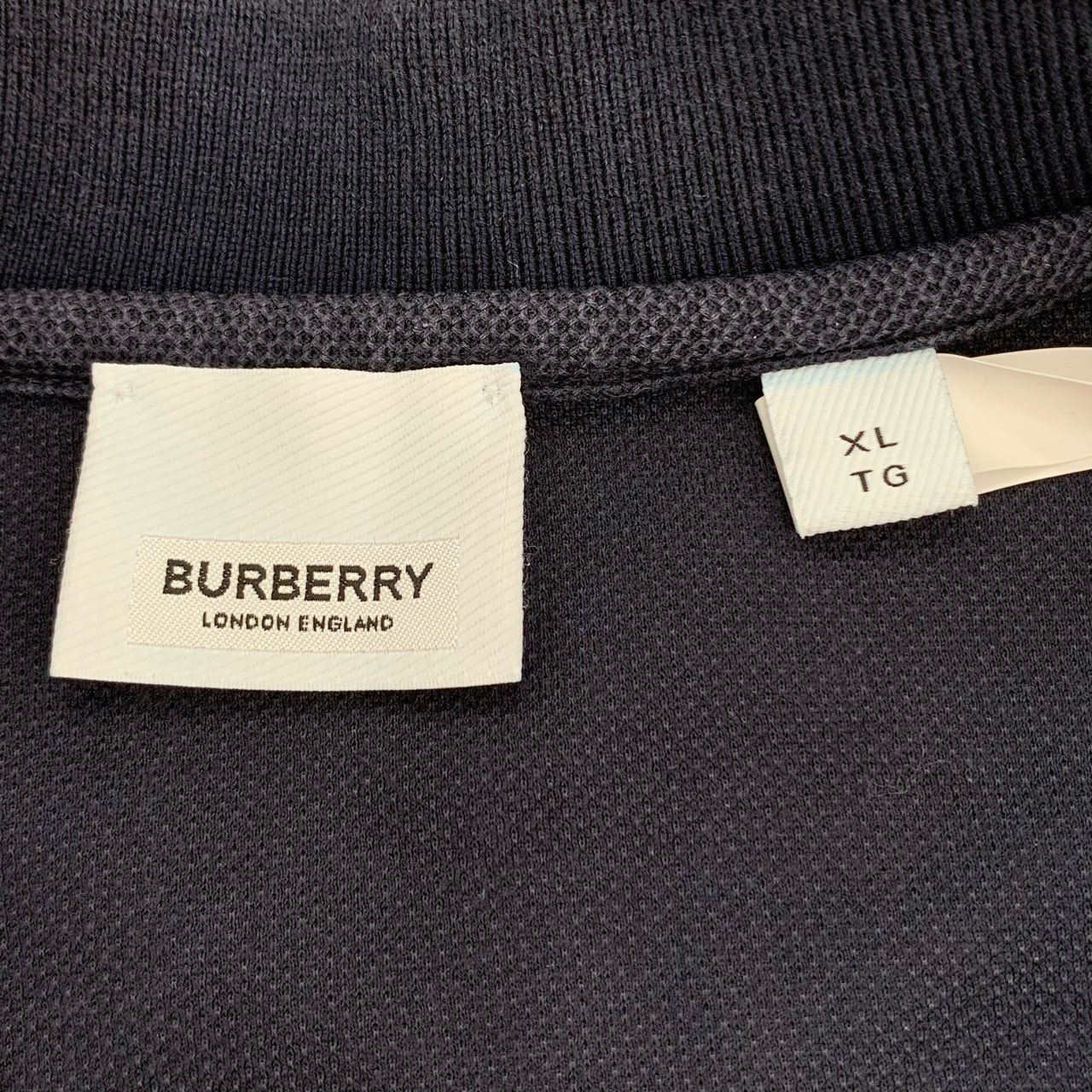 Burberry Burberry Navy Blue TB Logo Polo Shirt XL Short-Sleeve 100% C Size US XL / EU 56 / 4 - 5 Thumbnail