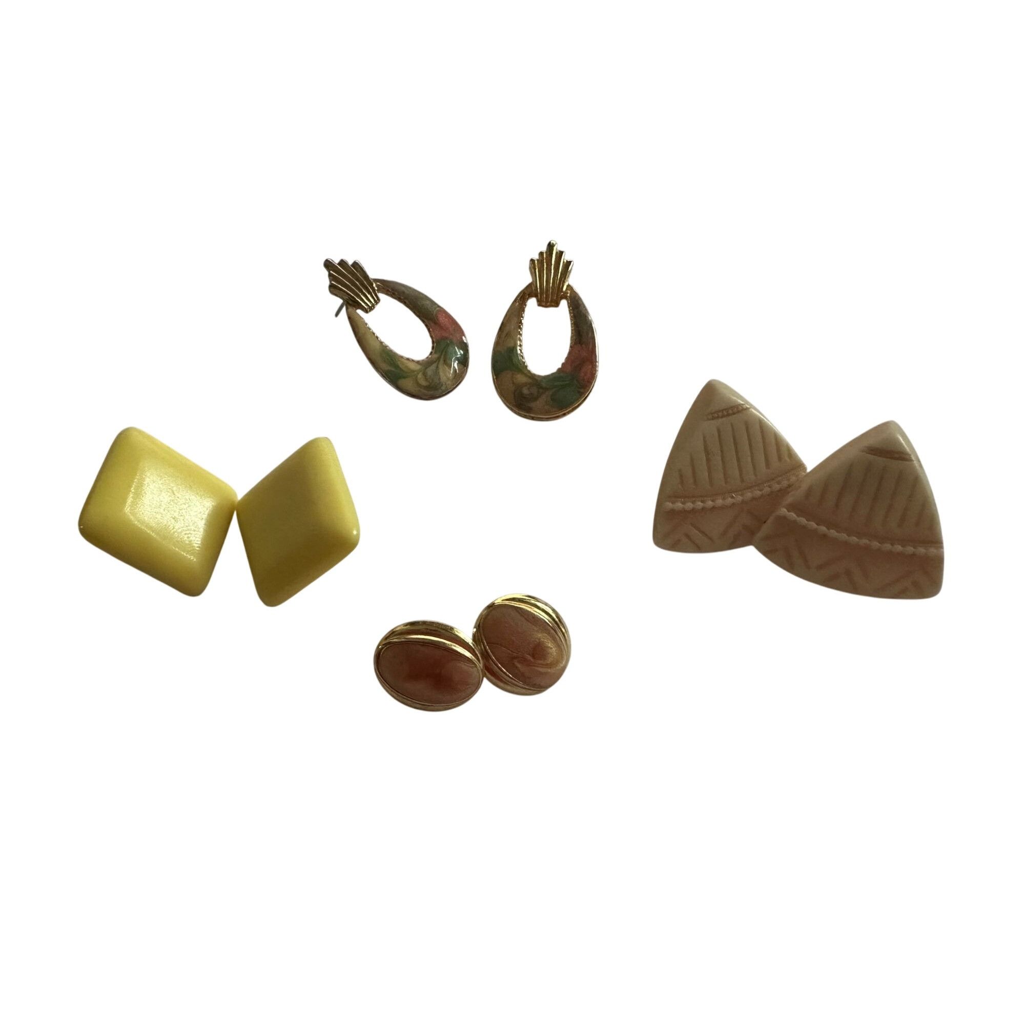 Other Four Beautiful Pairs of Women's Vintage Earrings Size ONE SIZE - 3 Thumbnail