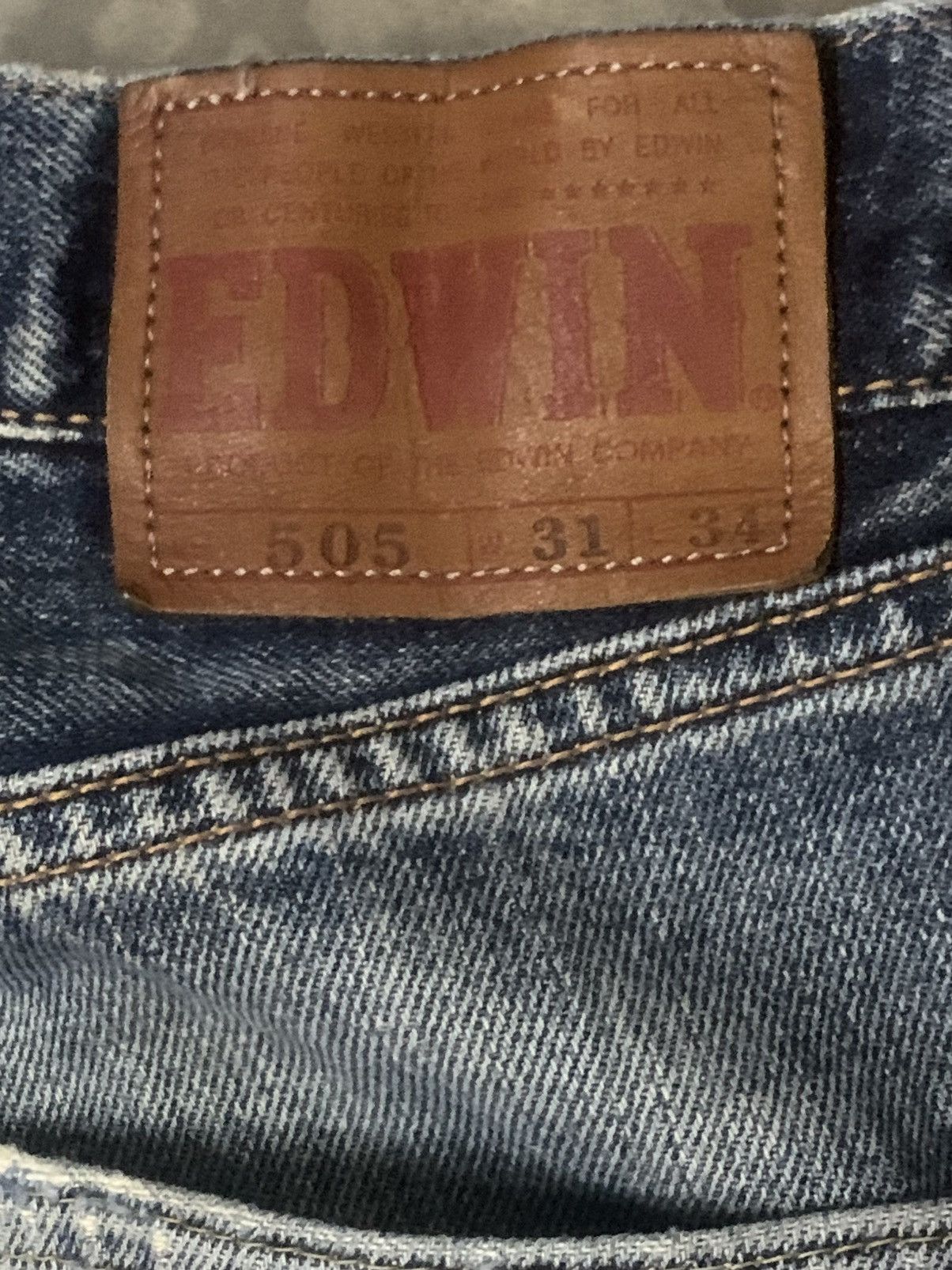 Edwin Edwin 505 Flare Distressed Selvedge Denim Jeans Size US 31 - 12 Thumbnail