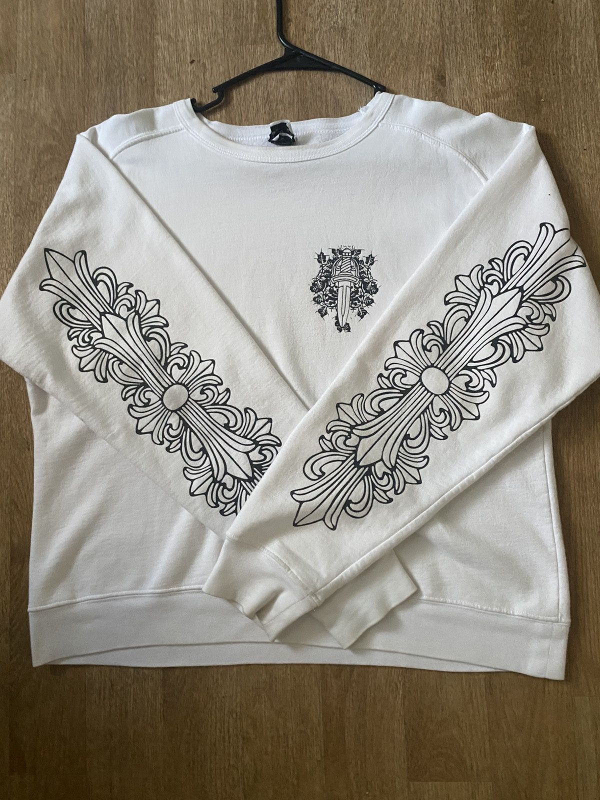 Chrome Hearts 90s Chrome Hearts Vine Dagger Crewneck Size US S / EU 44-46 / 1 - 8 Thumbnail