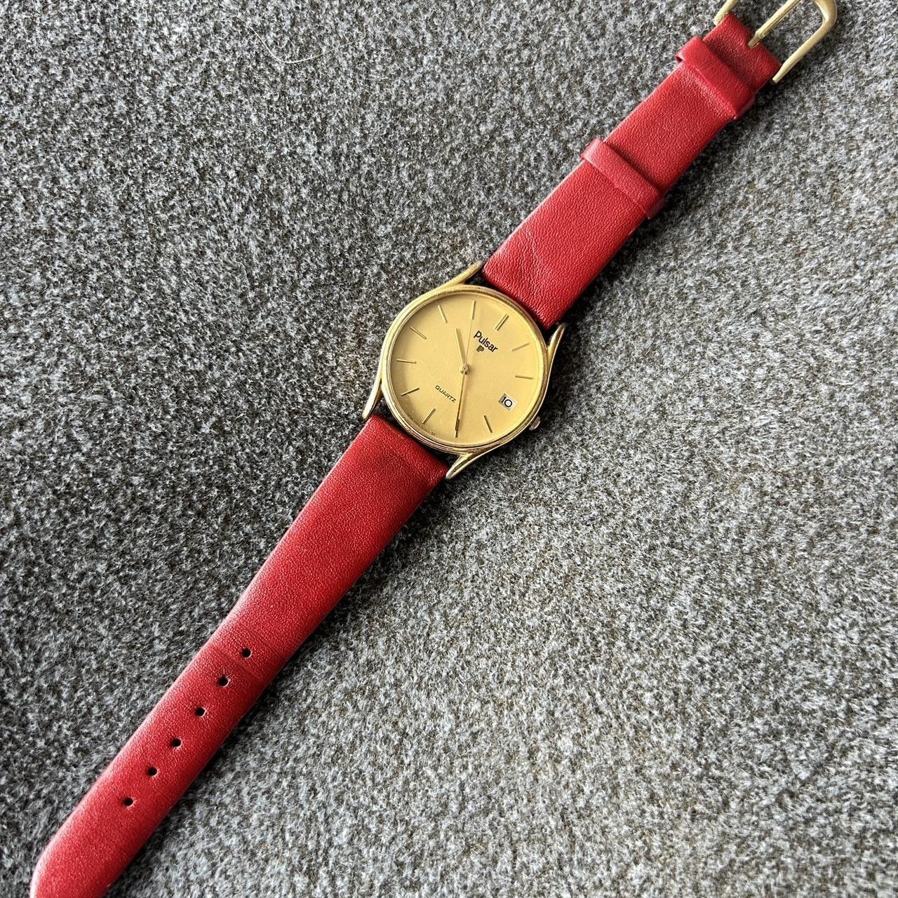 Other Pulsar Red Strap Quartz Watch Size ONE SIZE - 2 Thumbnail