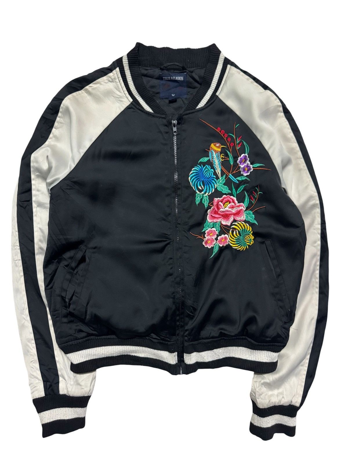 True Religion RARE TRUE RELIGION HABITAT MOTIVE EMBROIDERY BOMBERS JACKET Size US XS / EU 42 / 0 - 2 Thumbnail