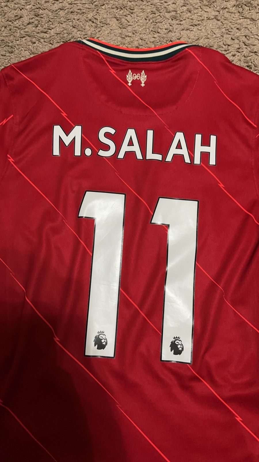 Nike 2021/2022 Nike Liverpool Mohammed Salah Jersey Size small Size US S / EU 44-46 / 1 - 5 Thumbnail