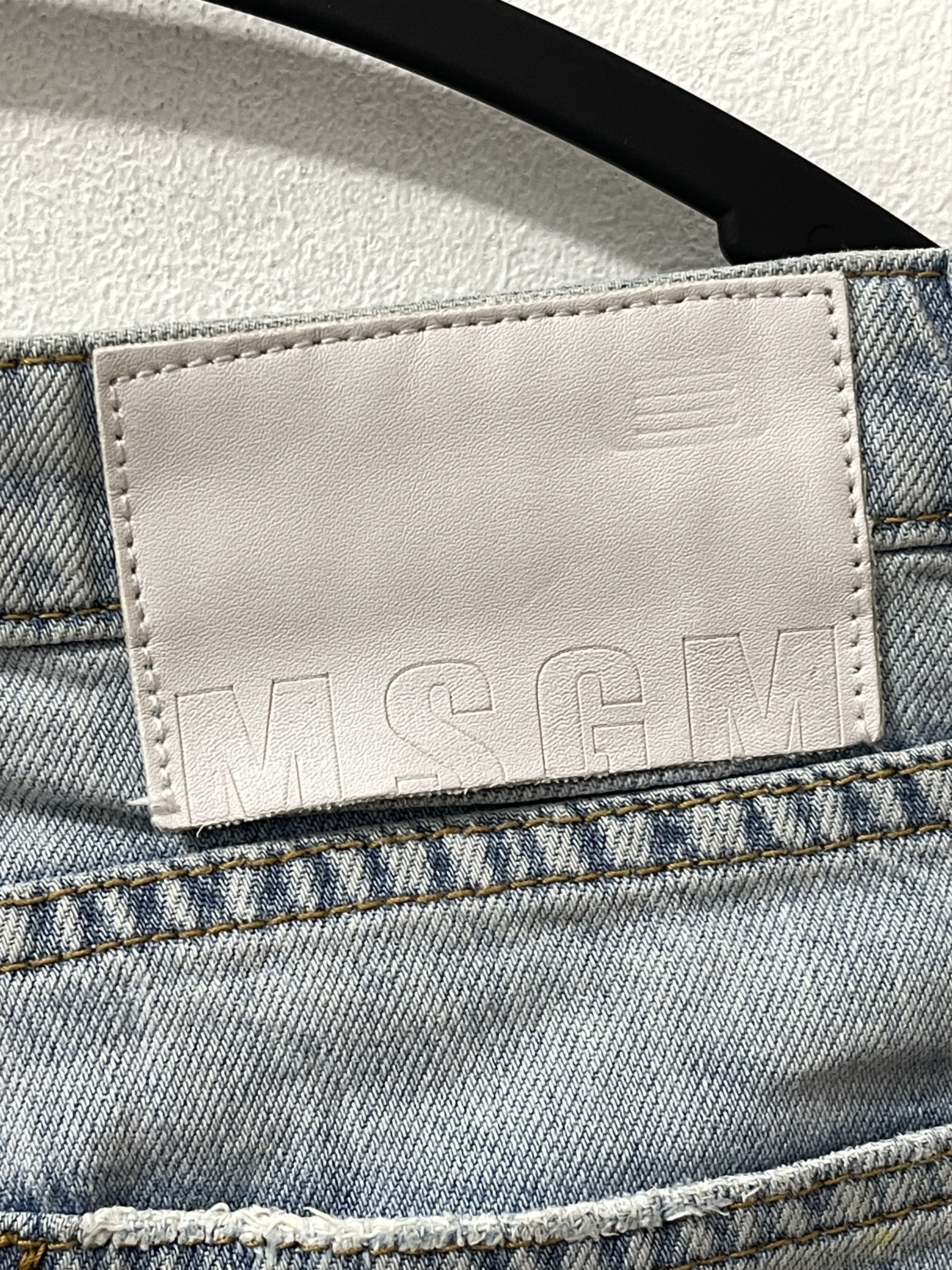 MSGM MSGM Milano Distressed Ripped Jeans Size US 29 - 9 Thumbnail