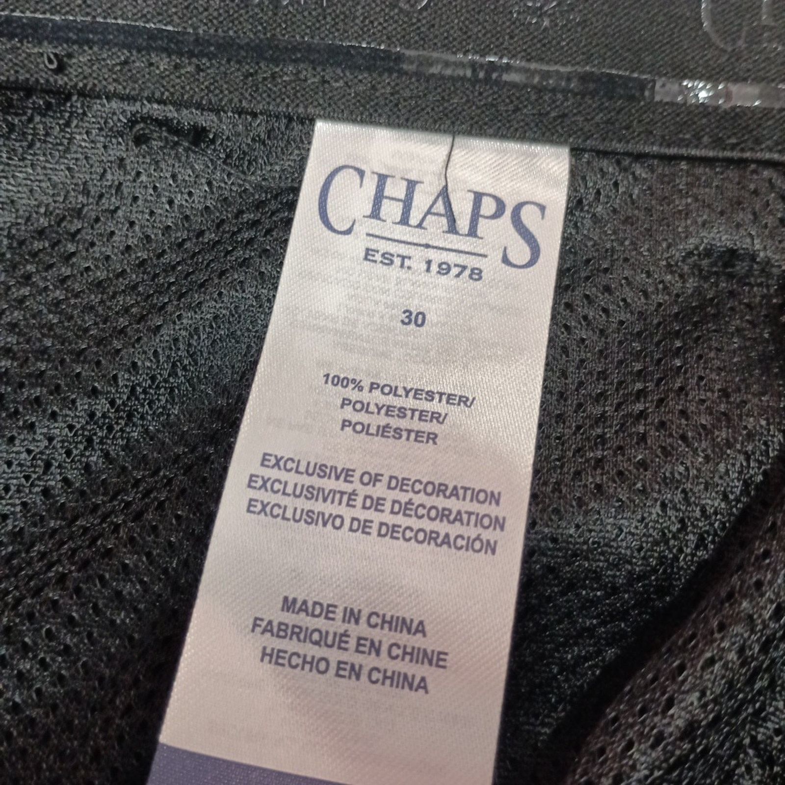 Chaps Chaps Golf Slim Fit Pants Mens 30x32 Black Stretch Waistband Size US 30 / EU 46 - 5 Thumbnail