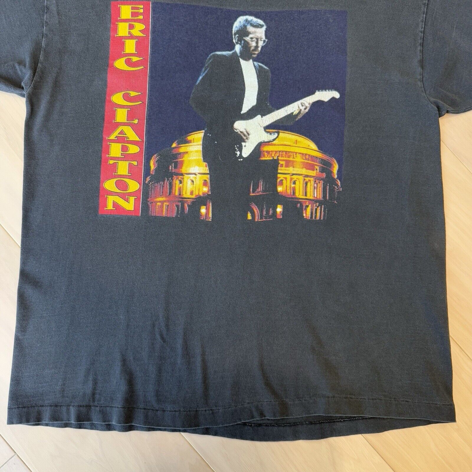 Band Tees × Vintage Vintage Eric Clapton Shirt XL Black 90s Rock Made in USA Size US XL / EU 56 / 4 - 4 Thumbnail