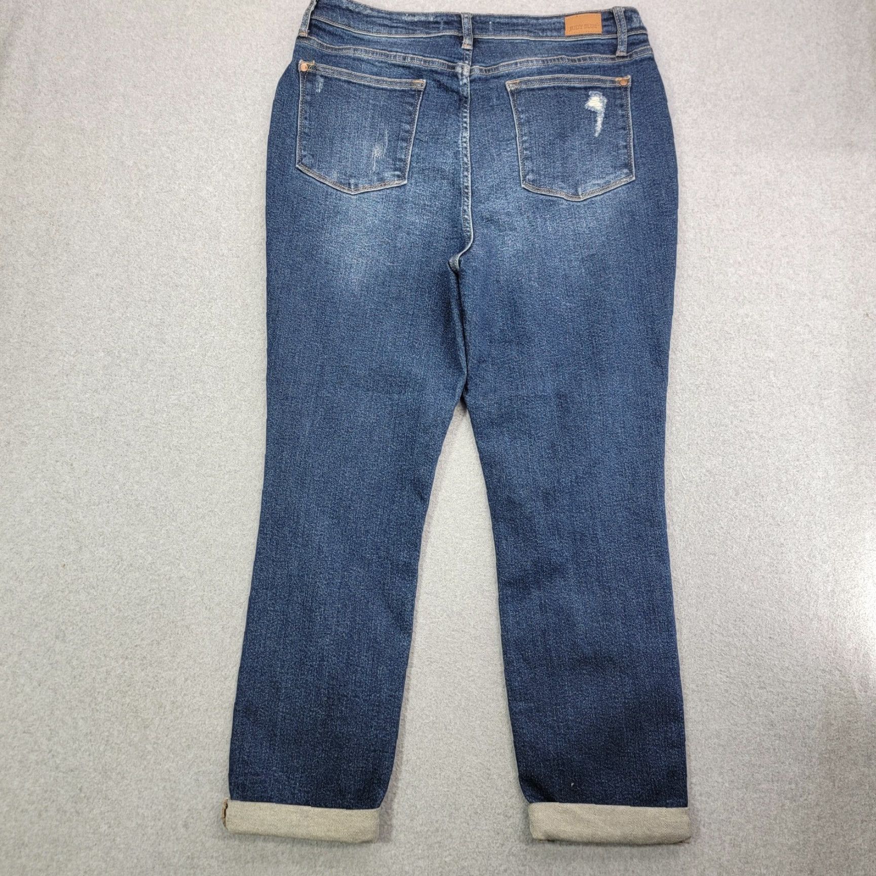 Vintage Judy Blue jeans Womens Size 15/32 Boyfriend Fit Distressed Style JB88220 Jeans Distressed Womens Boyfriend - Size 36" / US 14 / IT 50 - 7 Thumbnail