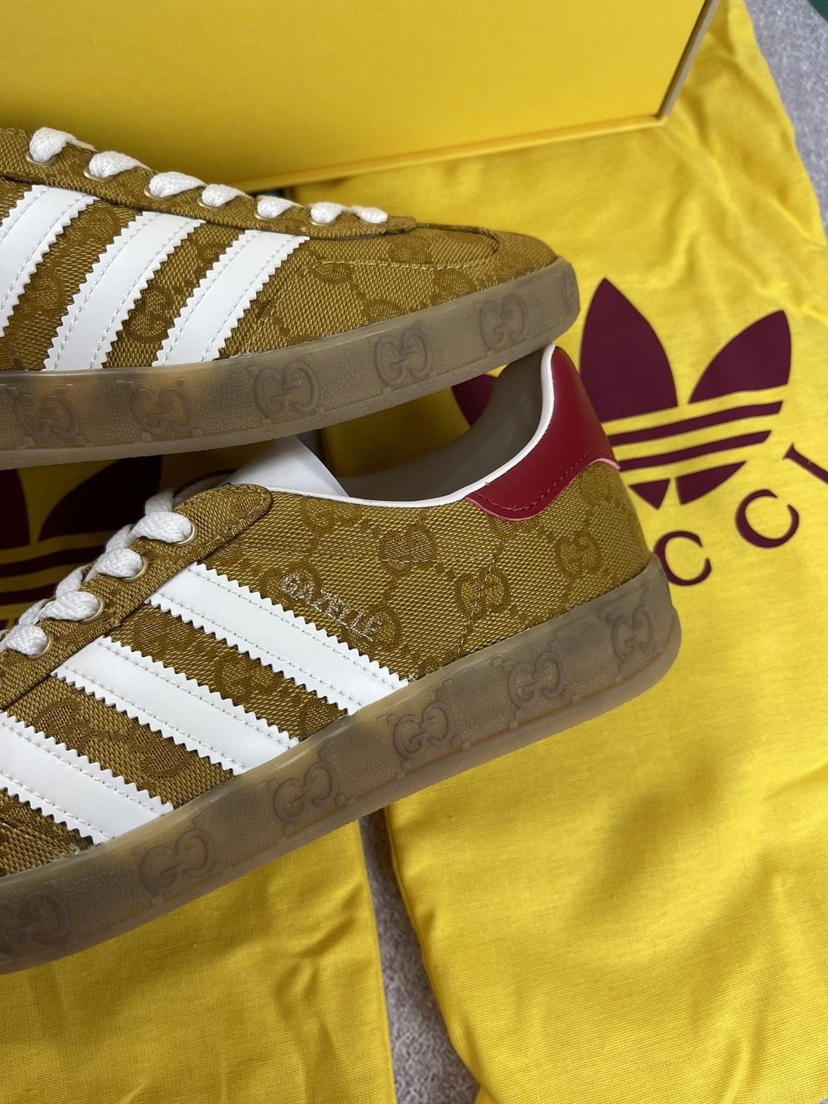 Adidas × Gucci Adidas x Gucci Gazelle GG Monogram Sneakers Size 39 1/3 Size US 7.5 / IT 37.5 - 7 Thumbnail
