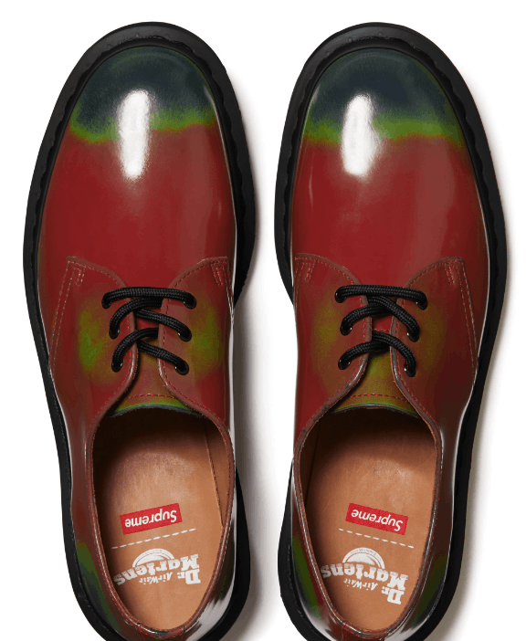 Supreme Dr. Martens 1461 3-Eye Shoe Wear Away Pack Red
