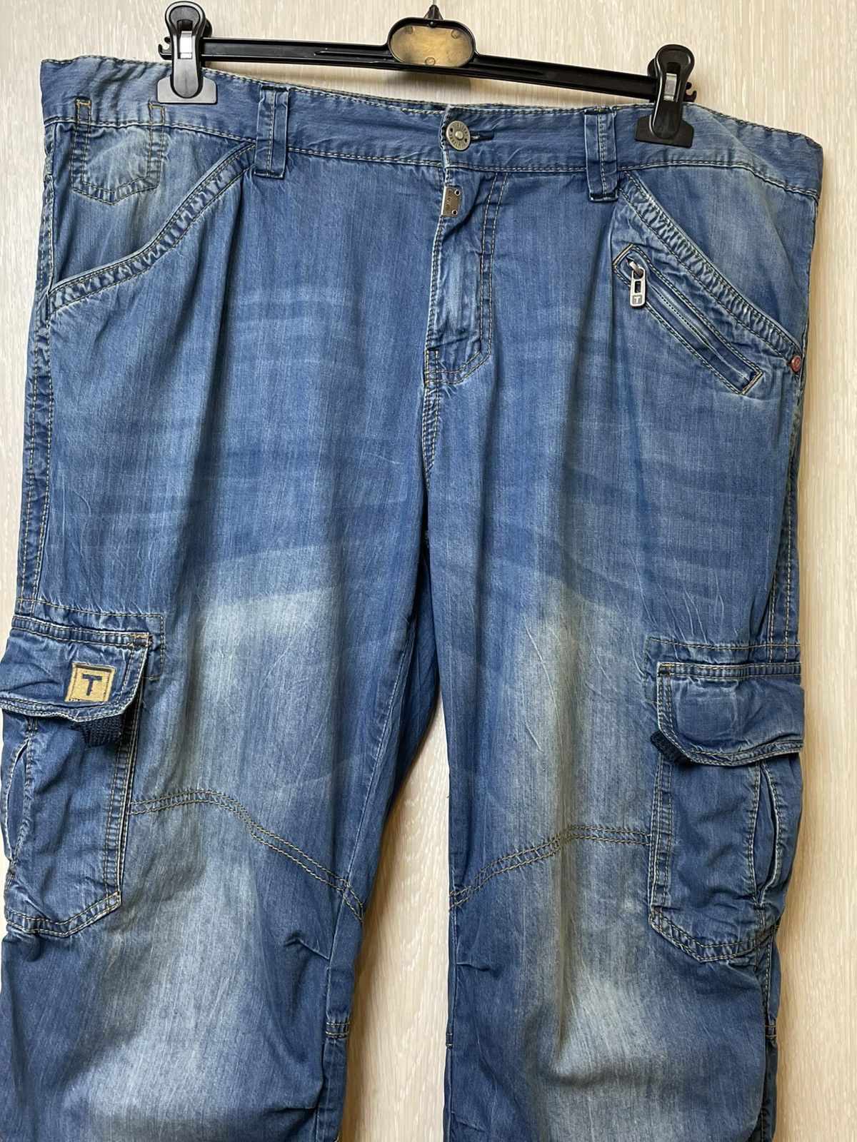 Denime × Vintage Vintage Y2K Timezone Cargo Pants Size US 32 / EU 48 - 2 Thumbnail