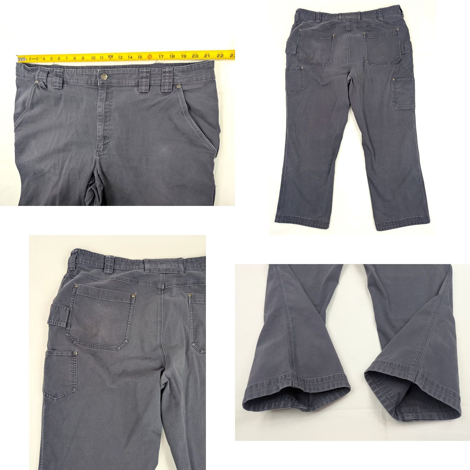 Vintage Duluth Trading Flex Fire Hose Relaxed Carpenter Pant Men 43 Gray Fire Hose Pant Relaxed Carpenter Duluth Men 43 Gray Size US 43 - 8 Thumbnail
