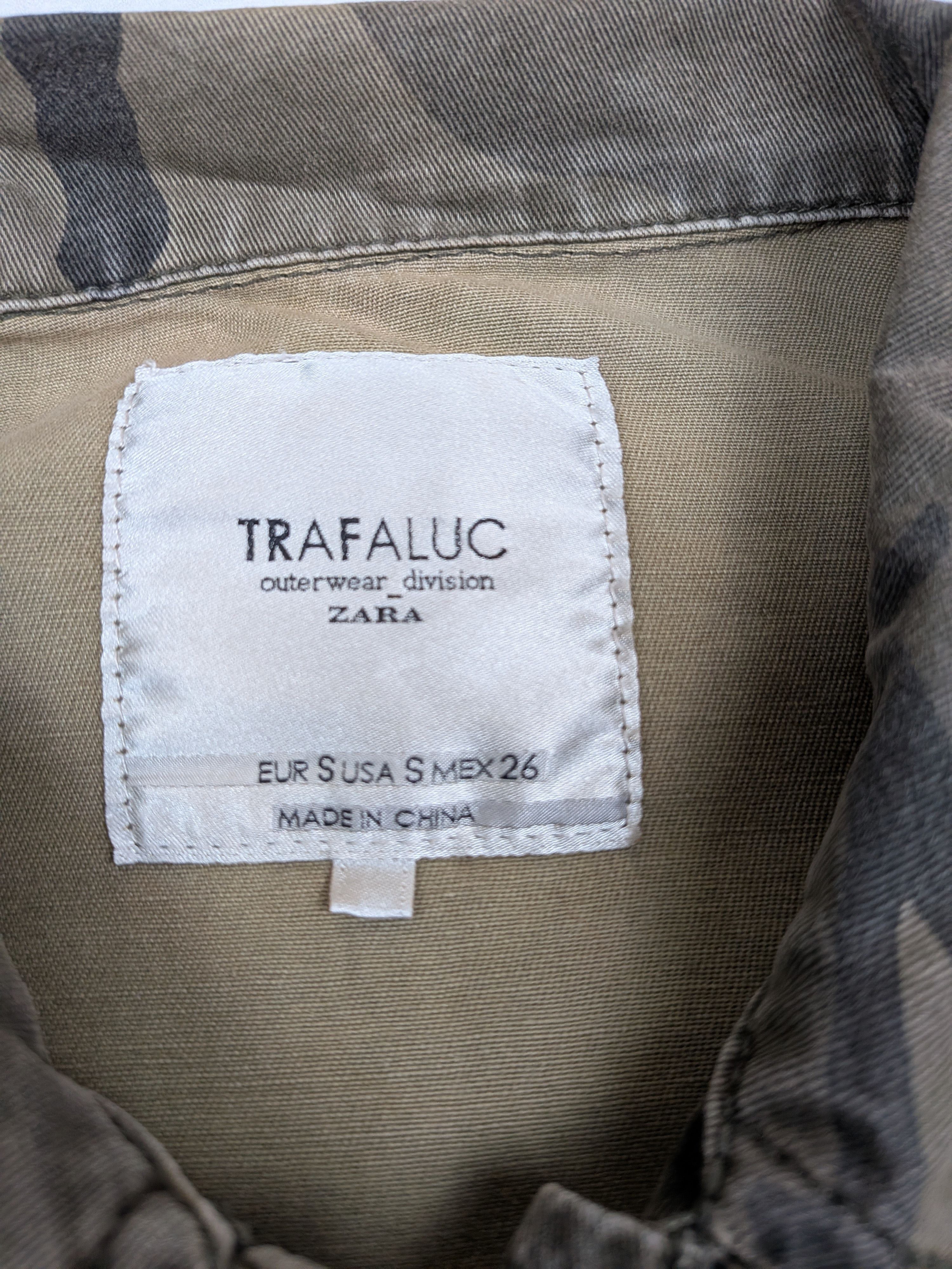 Zara Zara Trafaluc Camouflage Utility Field Jacket Size S/M Size US S / EU 44-46 / 1 - 8 Thumbnail