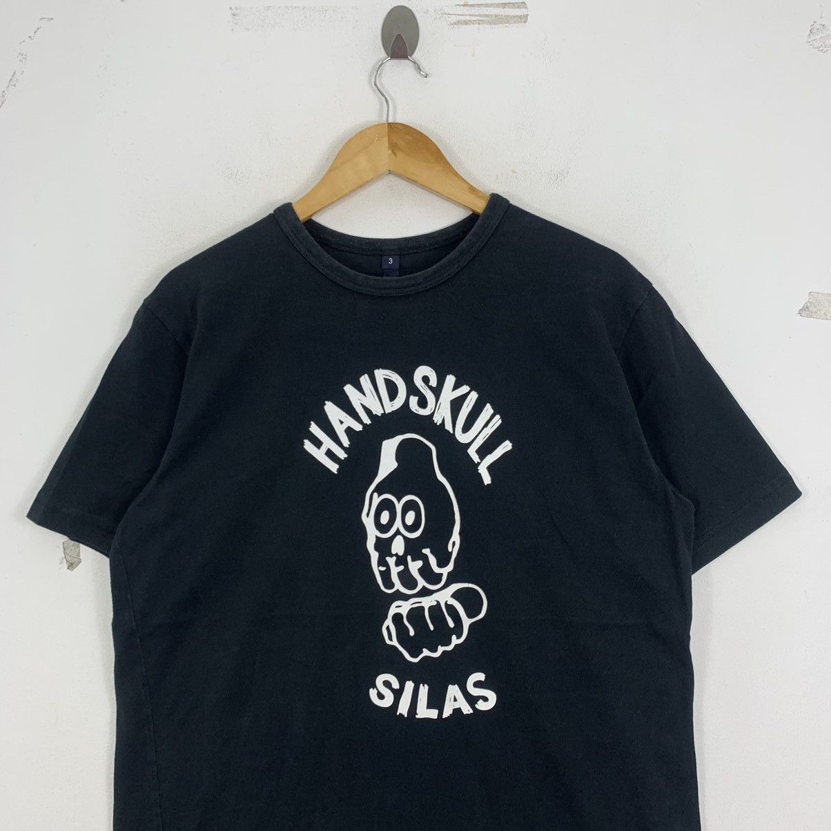 Vintage HAND SKULL SILAS Japanese Brand Short Sleeve Tshirt Size US M / EU 48-50 / 2 - 3 Thumbnail