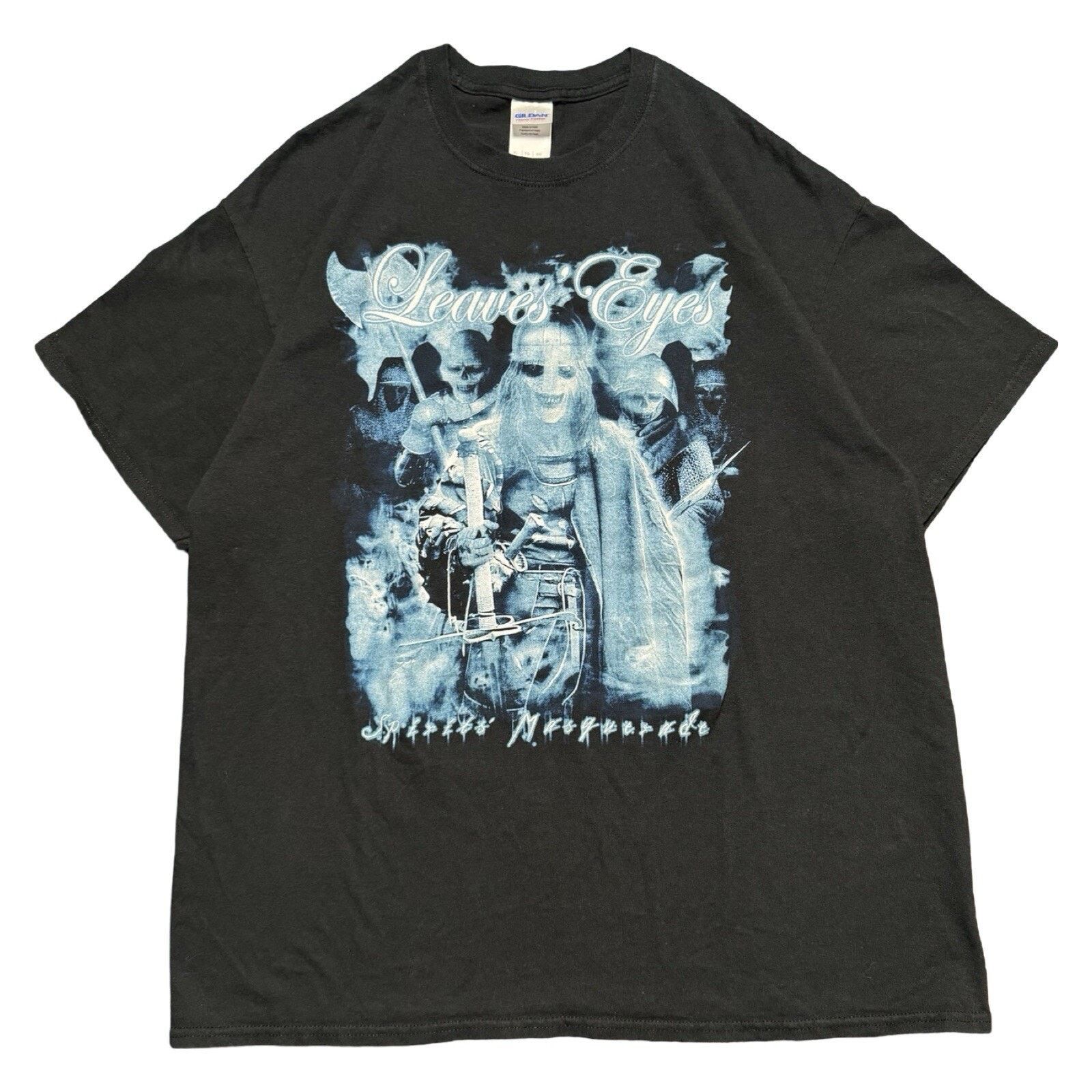 Vintage Vtg Y2K Leaves' Eyes Spirits Masquerade T Shirt XL Metal Size US XL / EU 56 / 4 - 1 Thumbnail