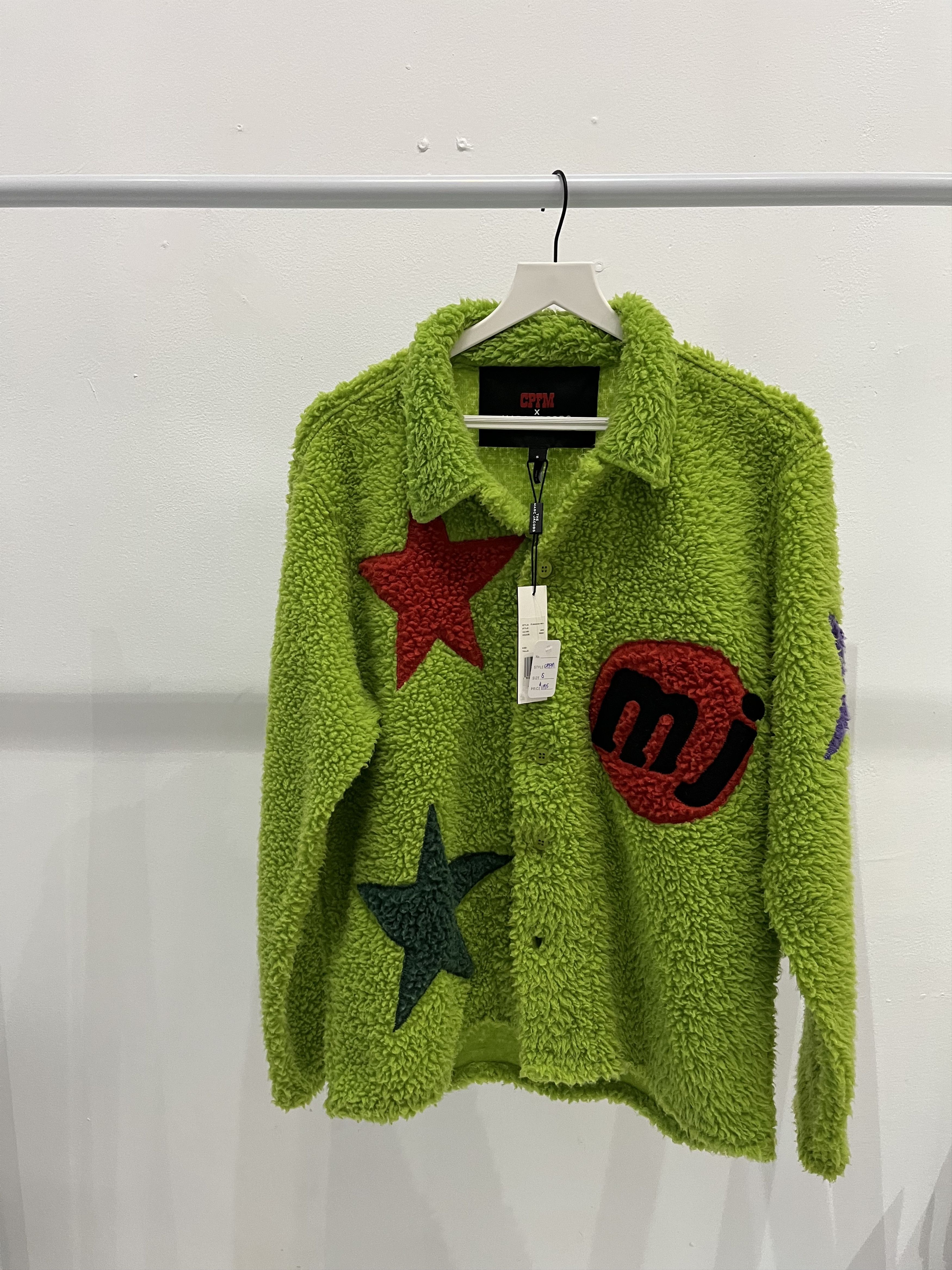 image of Cactus Plant Flea Market x Marc Jacobs Tattoo Fleece in Green, Men's (Size Medium)