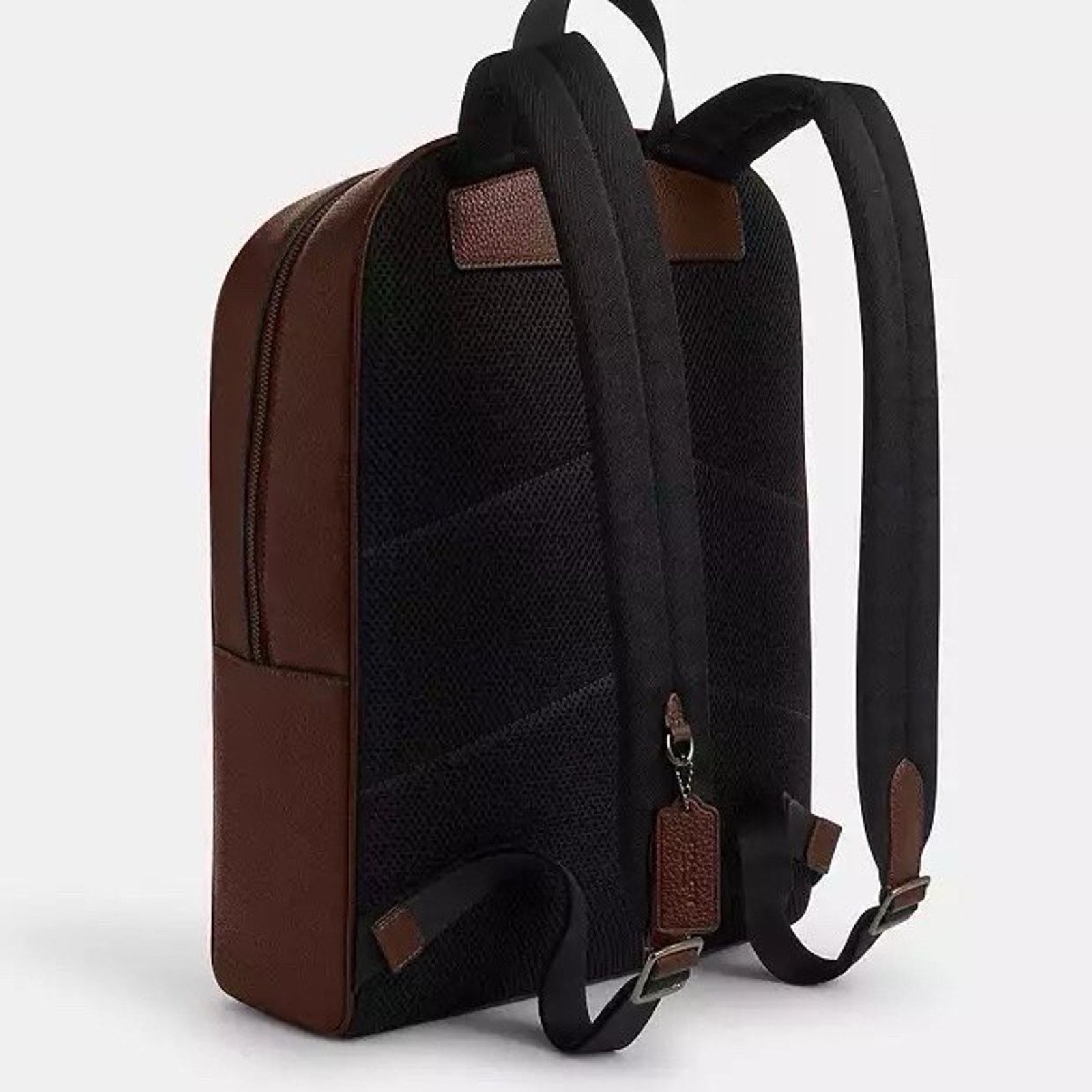 Coach NWT Coach Men's Owen Backpack Qb/Maple CAJ66 Leather Size ONE SIZE - 7 Thumbnail