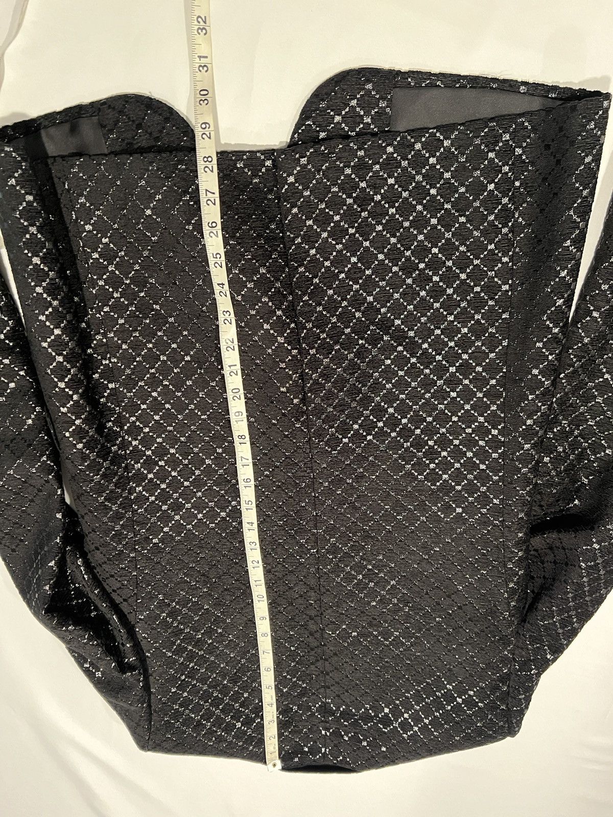 Saint Laurent Paris Saint Laurent diamond jacquard tone blazer. 48/38 $4250 Size 38R - 6 Thumbnail
