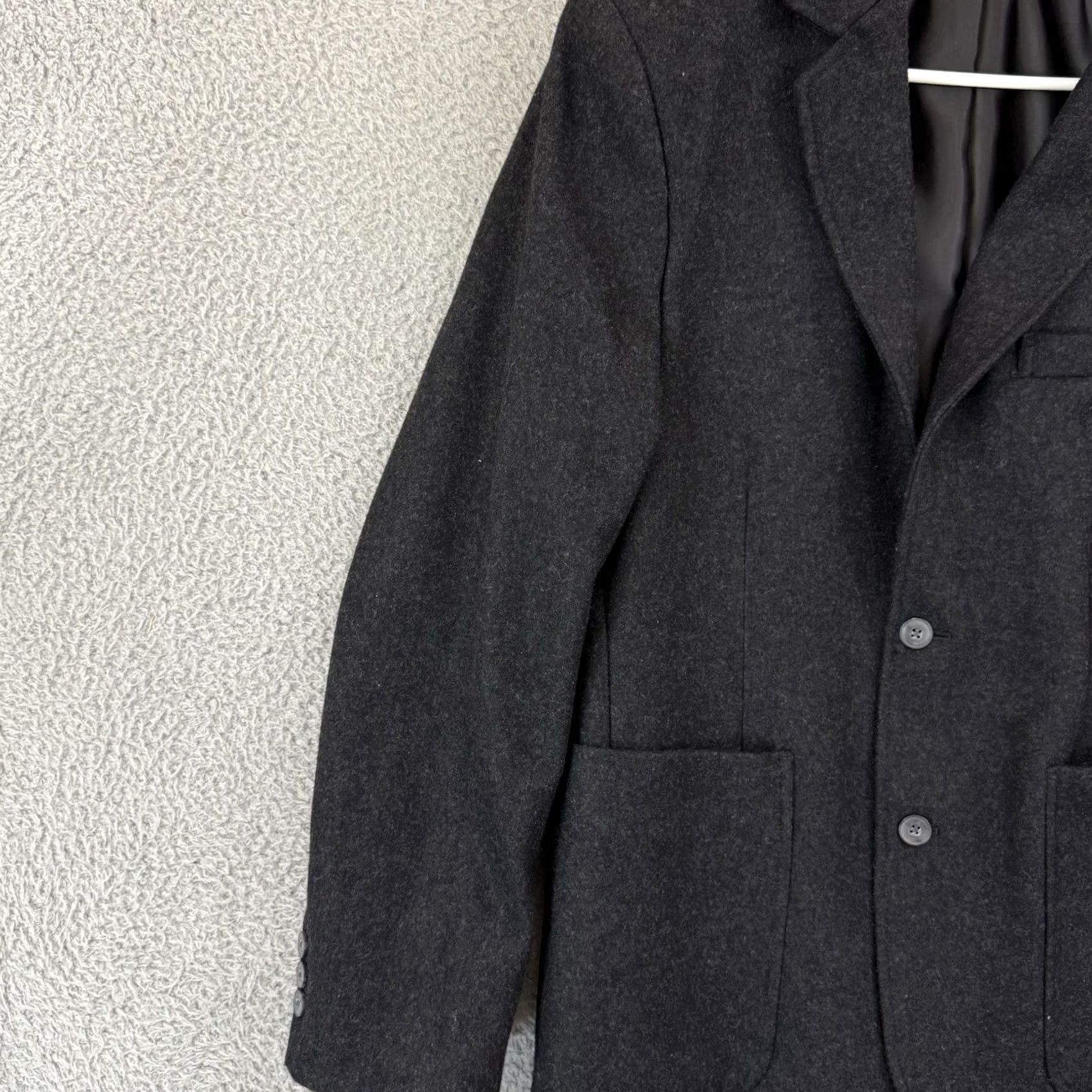 Duluth Trading Company Duluth Trading Blazer Mens 40R Black Wool Long Sleeve Jacket Shooting Outdoor Size US L / EU 52-54 / 3 - 5 Thumbnail