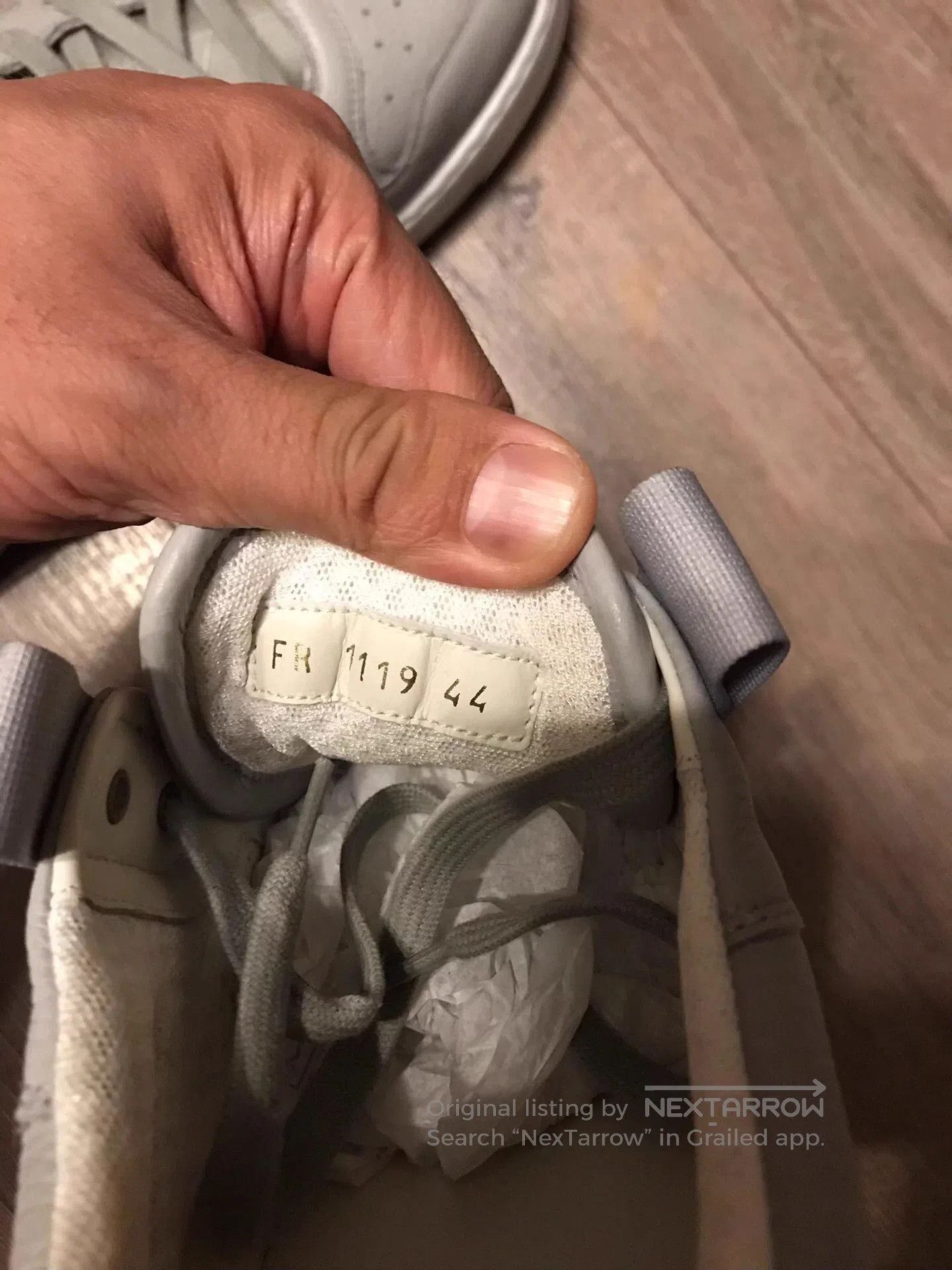 Givenchy Gray Leather Sneakers Size 11. Size US 11 / EU 44 - 8 Thumbnail