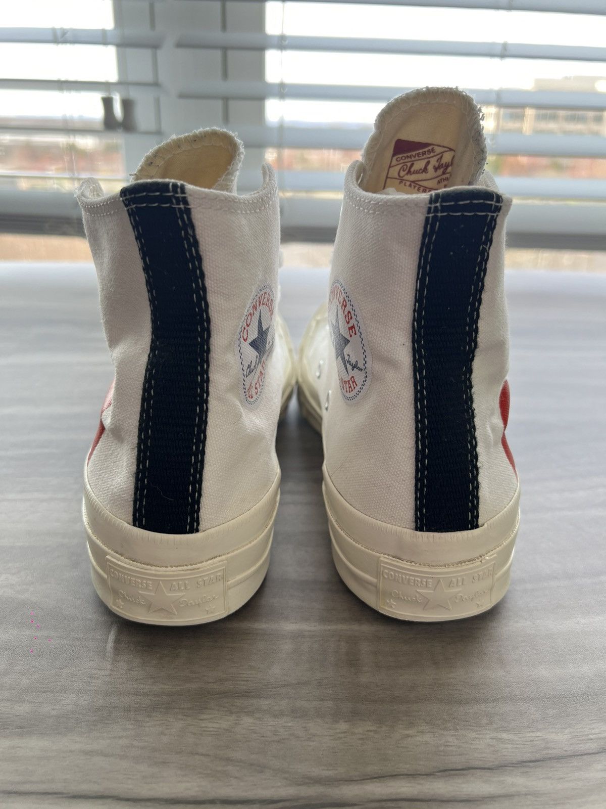 Comme des Garcons PLAY × Converse Size 5 M /7 Women’s - Comme des Garçons Play x Converse High Size US 7 / IT 37 - 4 Thumbnail