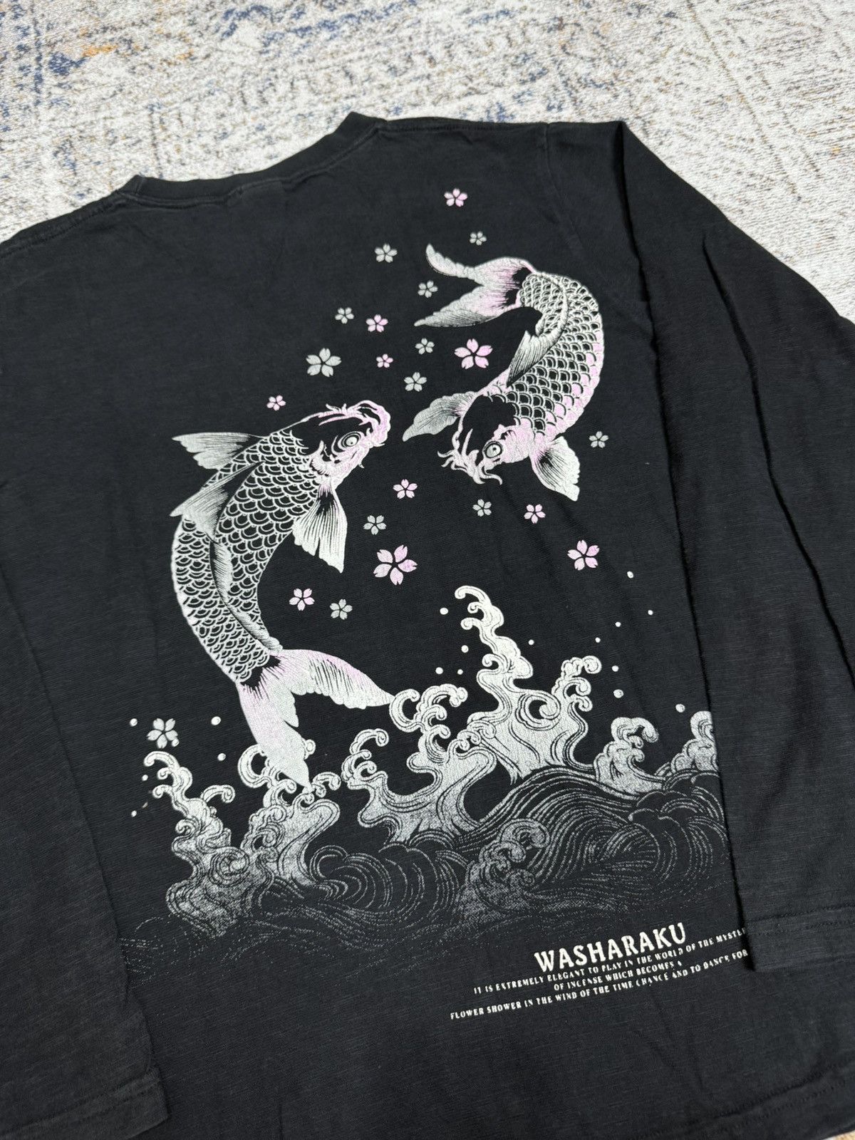 Japanese Brand Washaraku sukajan long sleeve Size US M / EU 48-50 / 2 - 2 Thumbnail