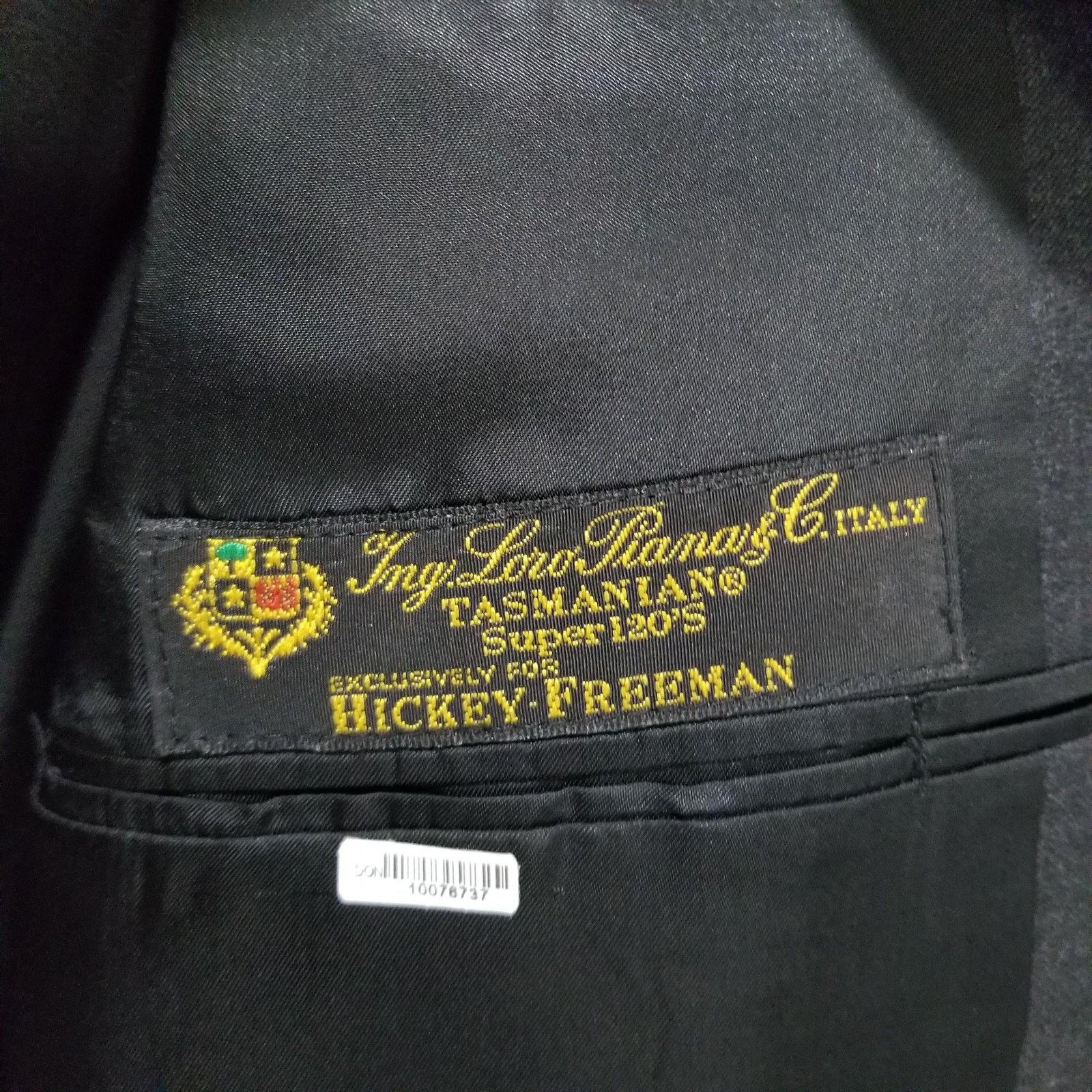 Hickey Freeman Hickey Freeman Suit Jacket Mens 46L Loro Piana Made in USA Size 46L - 3 Thumbnail
