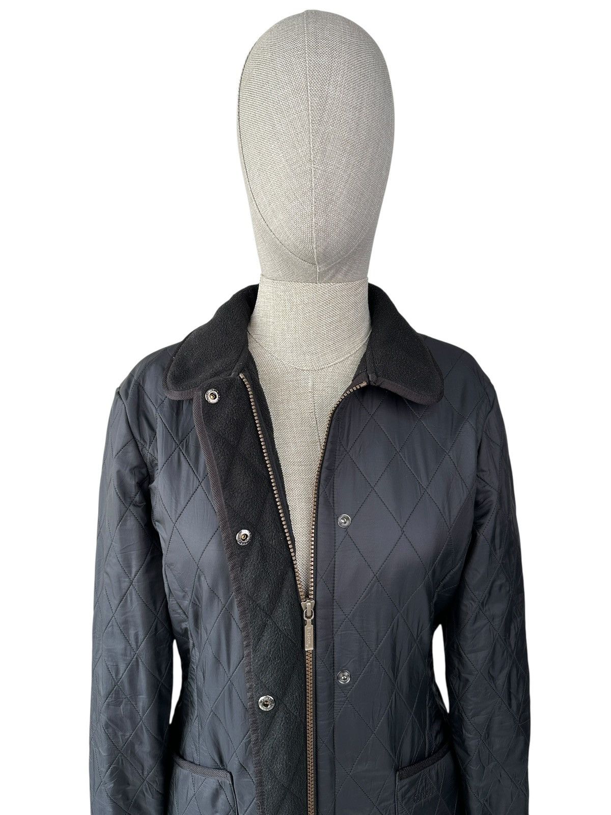 Barbour Ladies BARBOUR Polarquilt Black Quilted Jacket UK 12 / US 8 Size M / US 6-8 / IT 42-44 - 12 Thumbnail