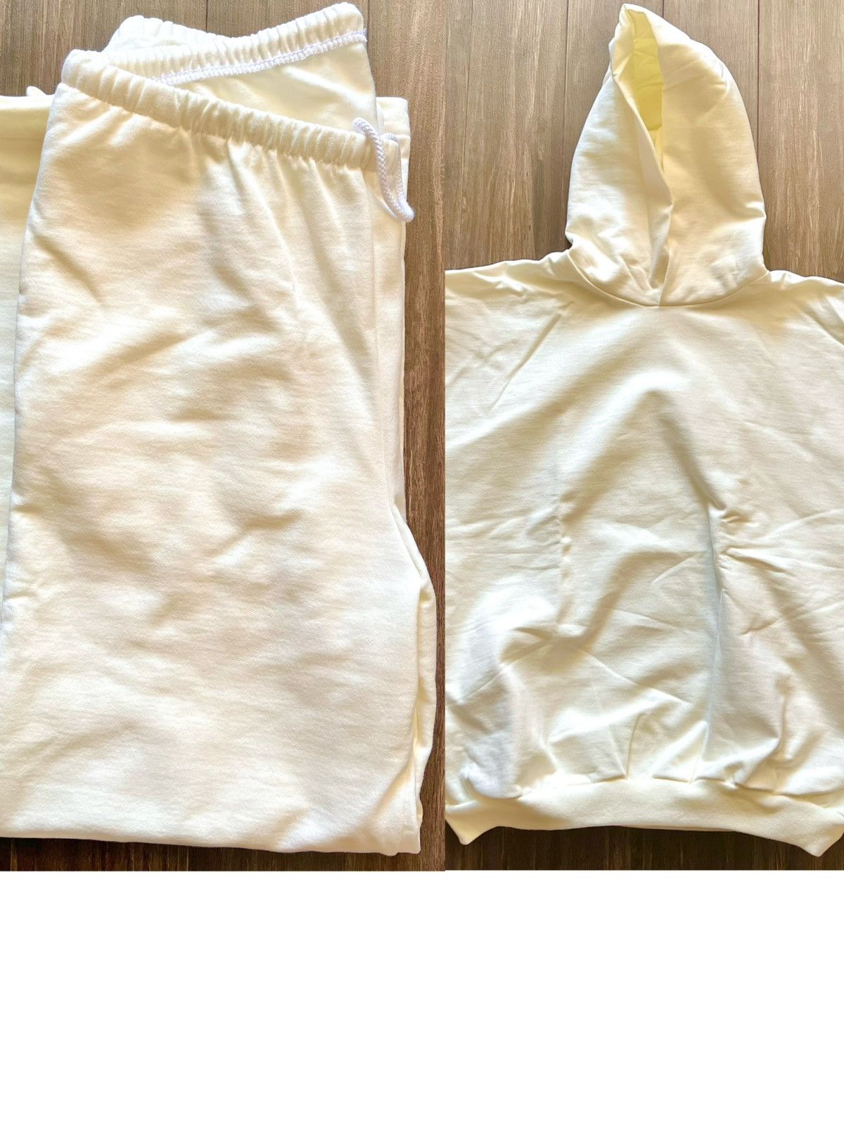 Yeezy Yeezy Kanye Hoodie3 & Sweatpants2 Cream Setup(hoodie+sweats Size US L / EU 52-54 / 3 - 1 Thumbnail