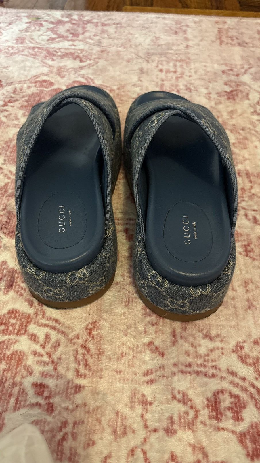 Gucci Gucci Denim Sandals Sz 37 Size US 7 / IT 37 - 3 Thumbnail
