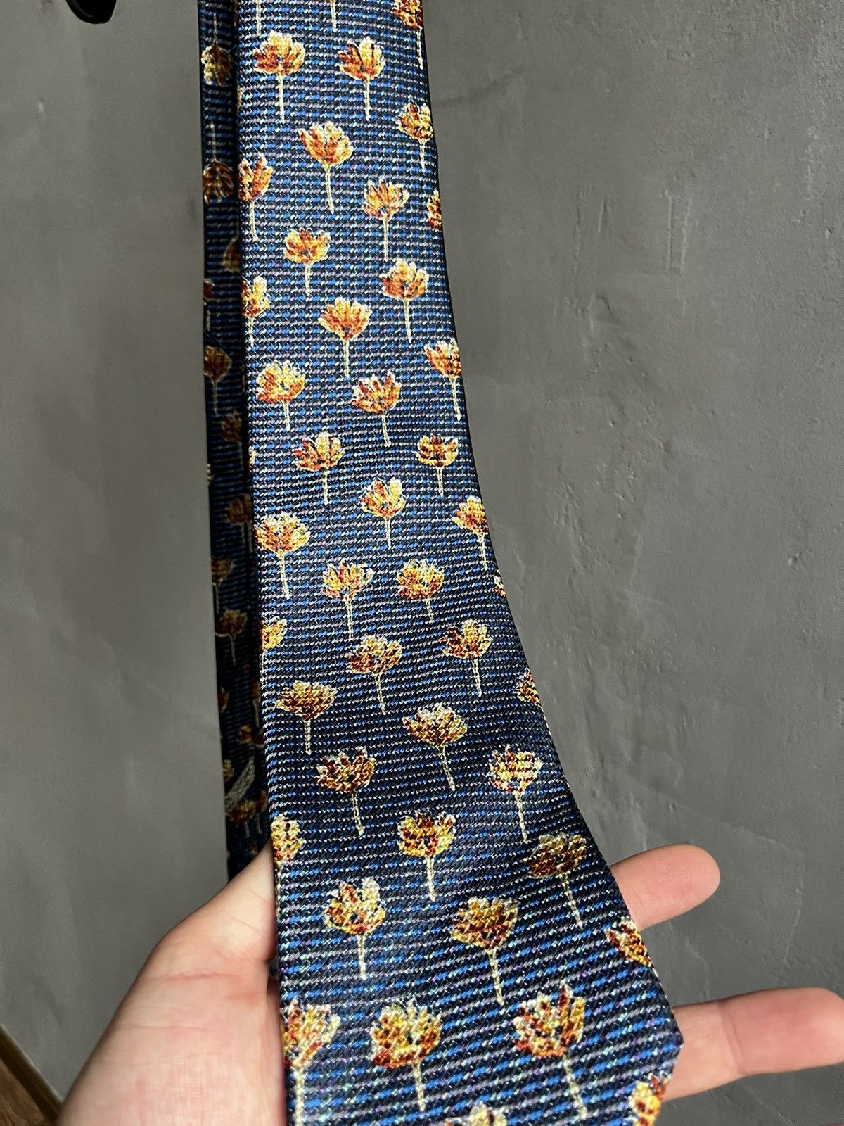 Ermenegildo Zegna × Z Zegna Ermenegildo Zegna Silk Floral Cravatte Tie Made in Italy Size ONE SIZE - 3 Thumbnail
