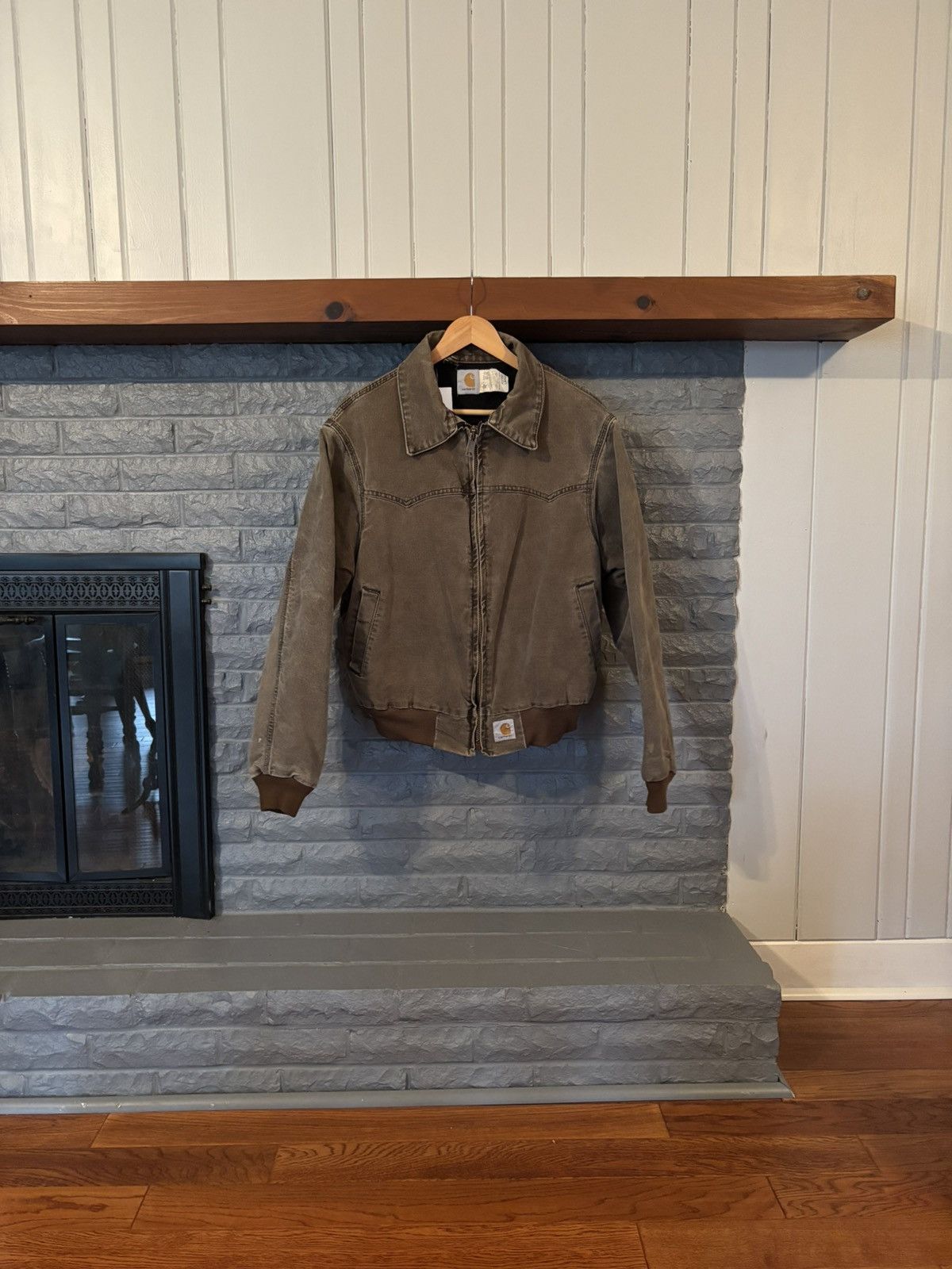 Carhartt Chestnut Carhartt Santa Fe Jacket Brown Carhartt Jacket 2082 Size US L / EU 52-54 / 3 - 4 Thumbnail