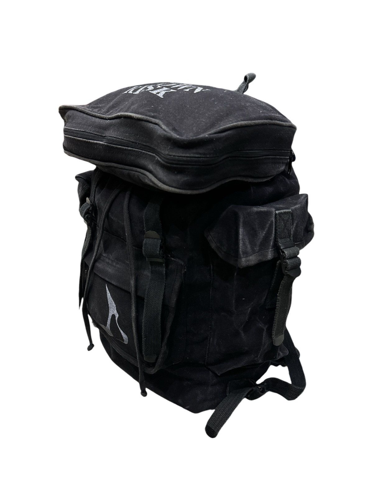 Japanese Brand VINTAGE LIFE AT YOUR OWN RISK JAPANESE BAGPACK Size ONE SIZE - 4 Thumbnail