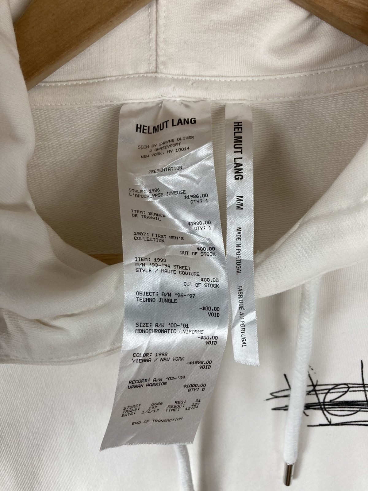 Helmut Lang Helmut Lang Seen By Shayne Oliver New York Hoodie Size US M / EU 48-50 / 2 - 4 Thumbnail