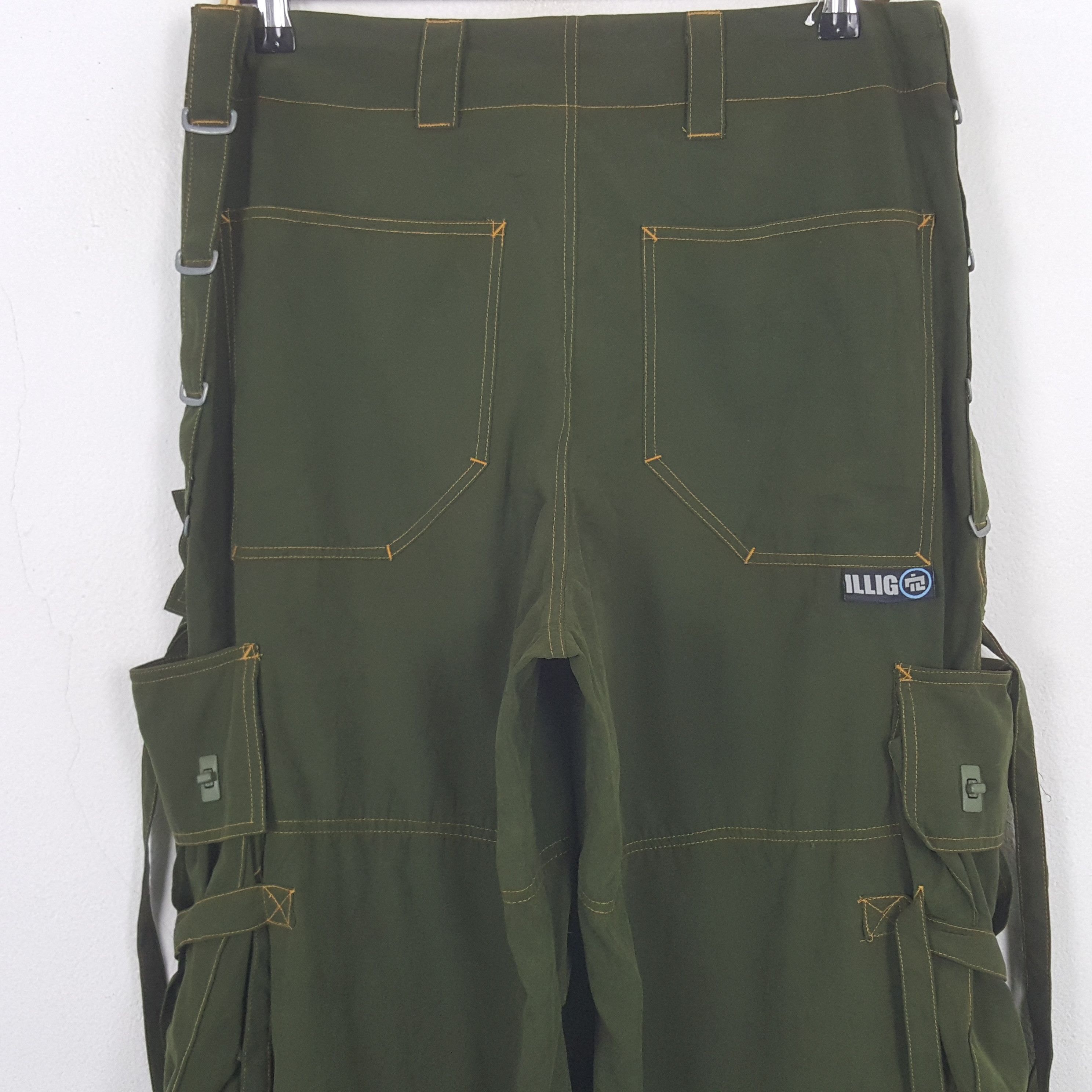 If Six Was Nine Vintage Illig Punk Style Baggy Pants Size US 33 - 5 Thumbnail