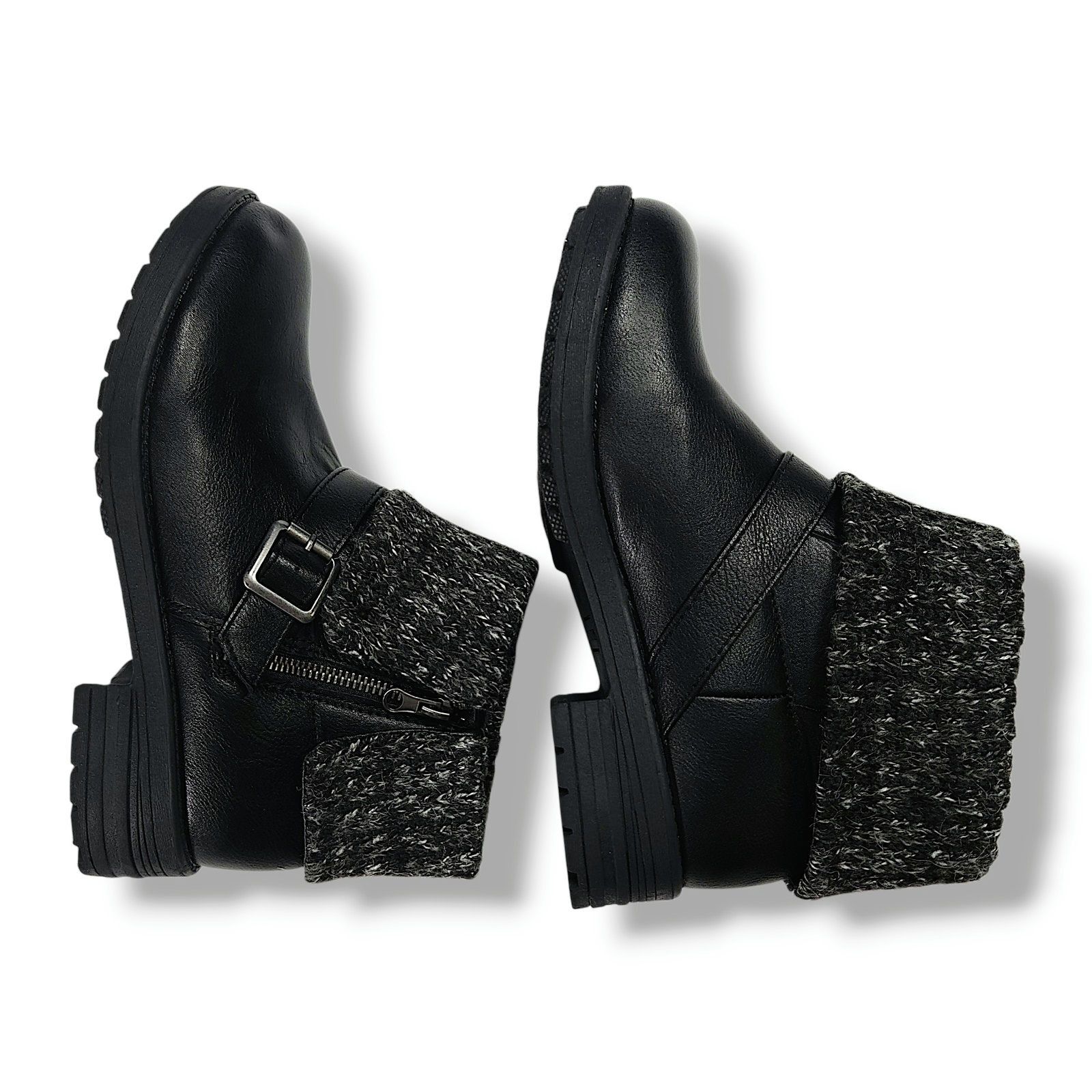 UNIONBAY Unionbay Engineer Ankle Boot Sweater Cuff Lug Sole Black 7.5 Size US 7.5 / IT 37.5 - 5 Thumbnail