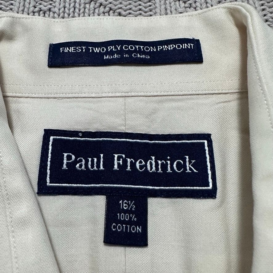 Paul Fredrick Paul Frederick cream short sleeve button down size 16.5 Size US L / EU 52-54 / 3 - 4 Thumbnail