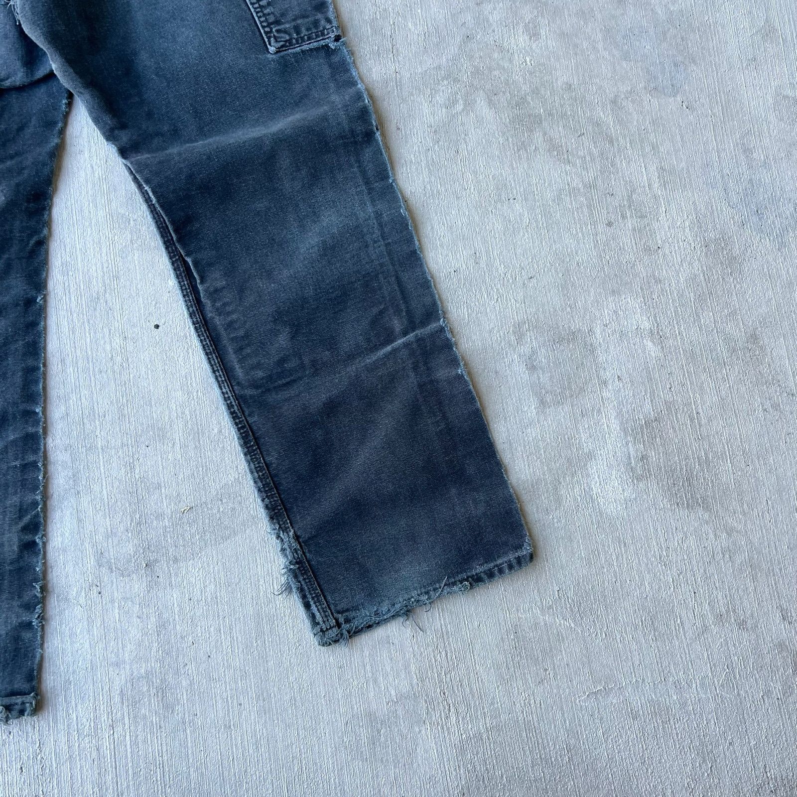 Carhartt × Vintage Carhartt black faded double knee work wear carpenter pants Size US 29 - 13 Thumbnail