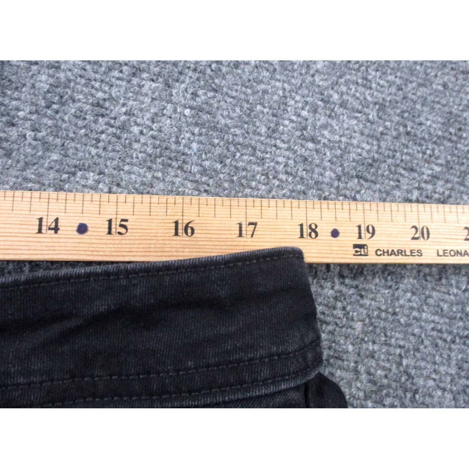 Denime The Perfect jean Jeans Mens 35 Black NYC Denim Bootcut Straight Casual Stretch Size US 35 - 6 Thumbnail