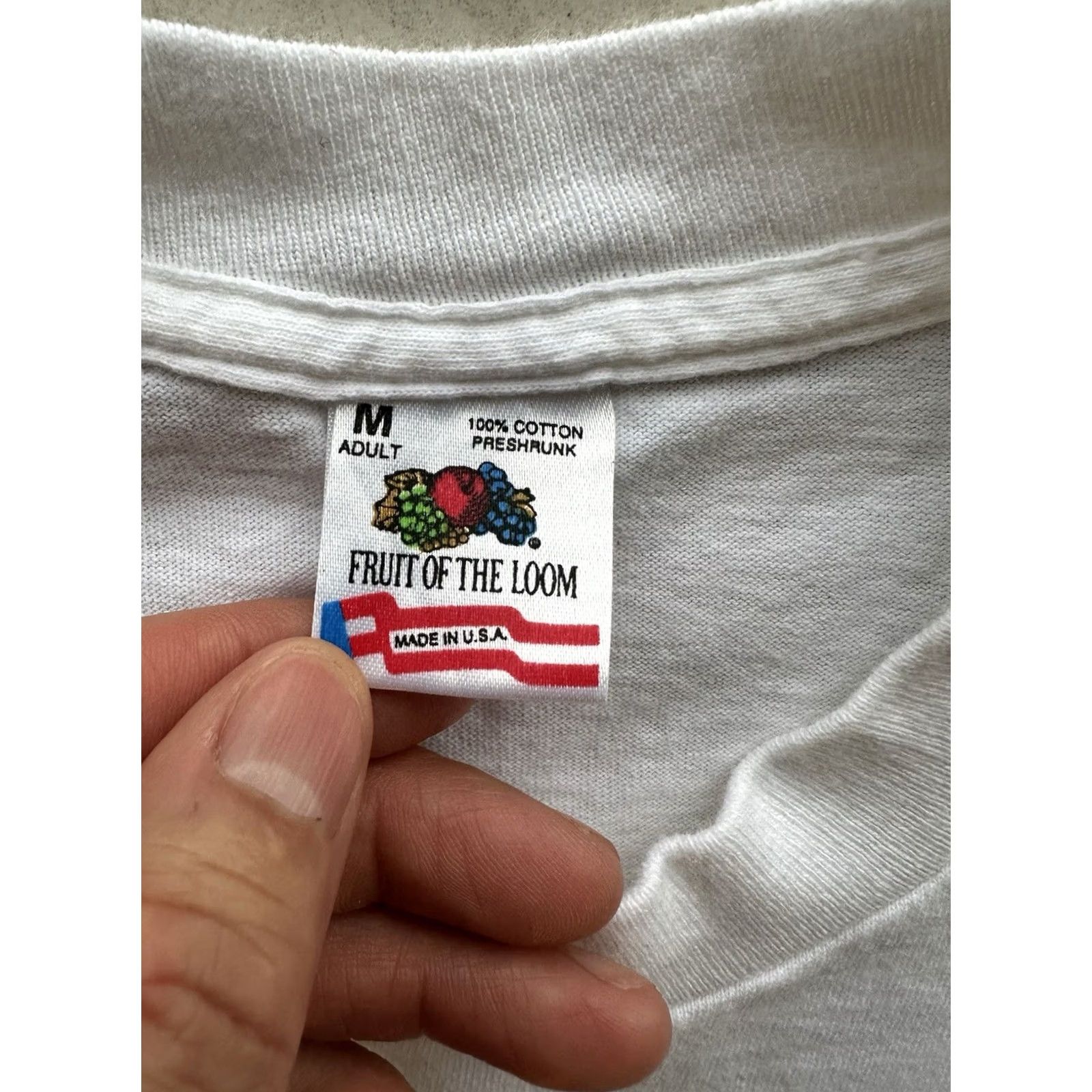 Fruit Of The Loom VINTAGE Clinton Gore T Shirt Mens 90s 1993 Presidential Inauguration White Cotton Short Sleeve Crew Neck Graphic Print Size M Size US M / EU 48-50 / 2 - 4 Thumbnail