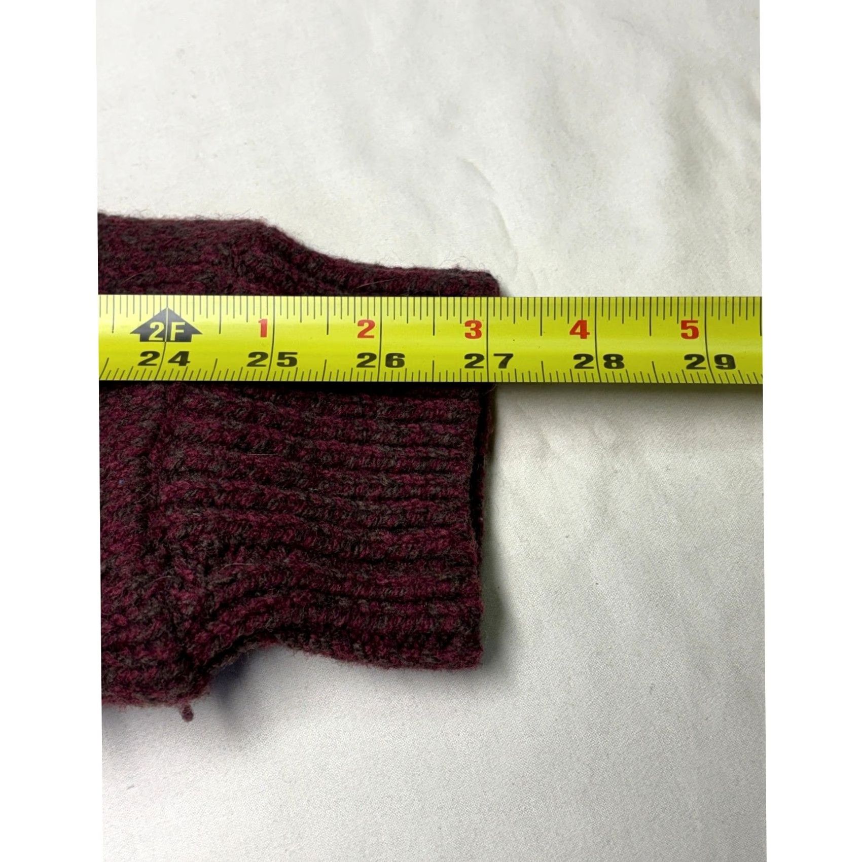Vintage LL Bean Lambswool Plaid Lined Zip Up Sweater Burgundy Mens M Regular Size US M / EU 48-50 / 2 - 7 Thumbnail
