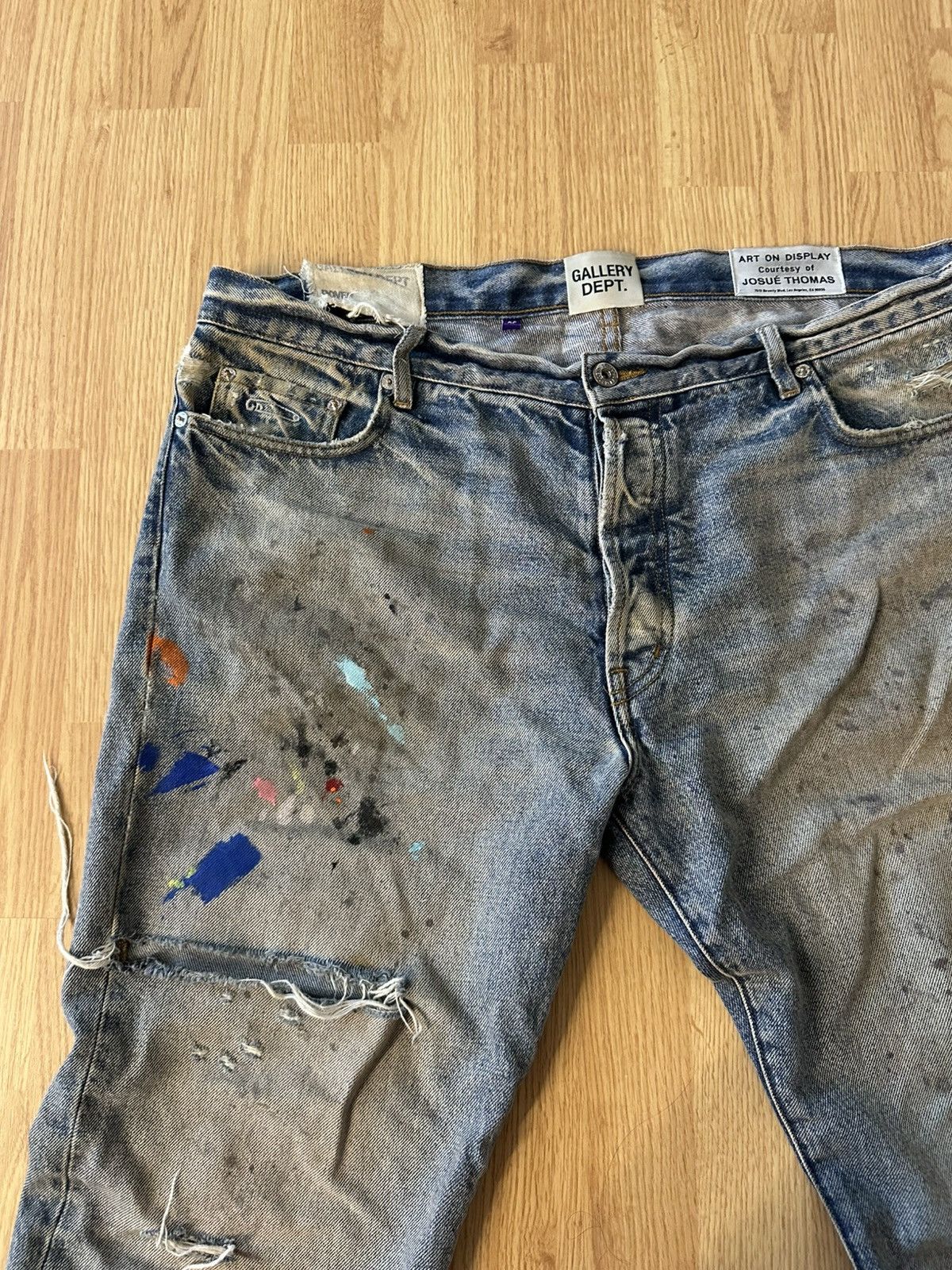Gallery Dept. Gallery Department Paint Splatter Jeans Size US 36 / EU 52 - 2 Thumbnail