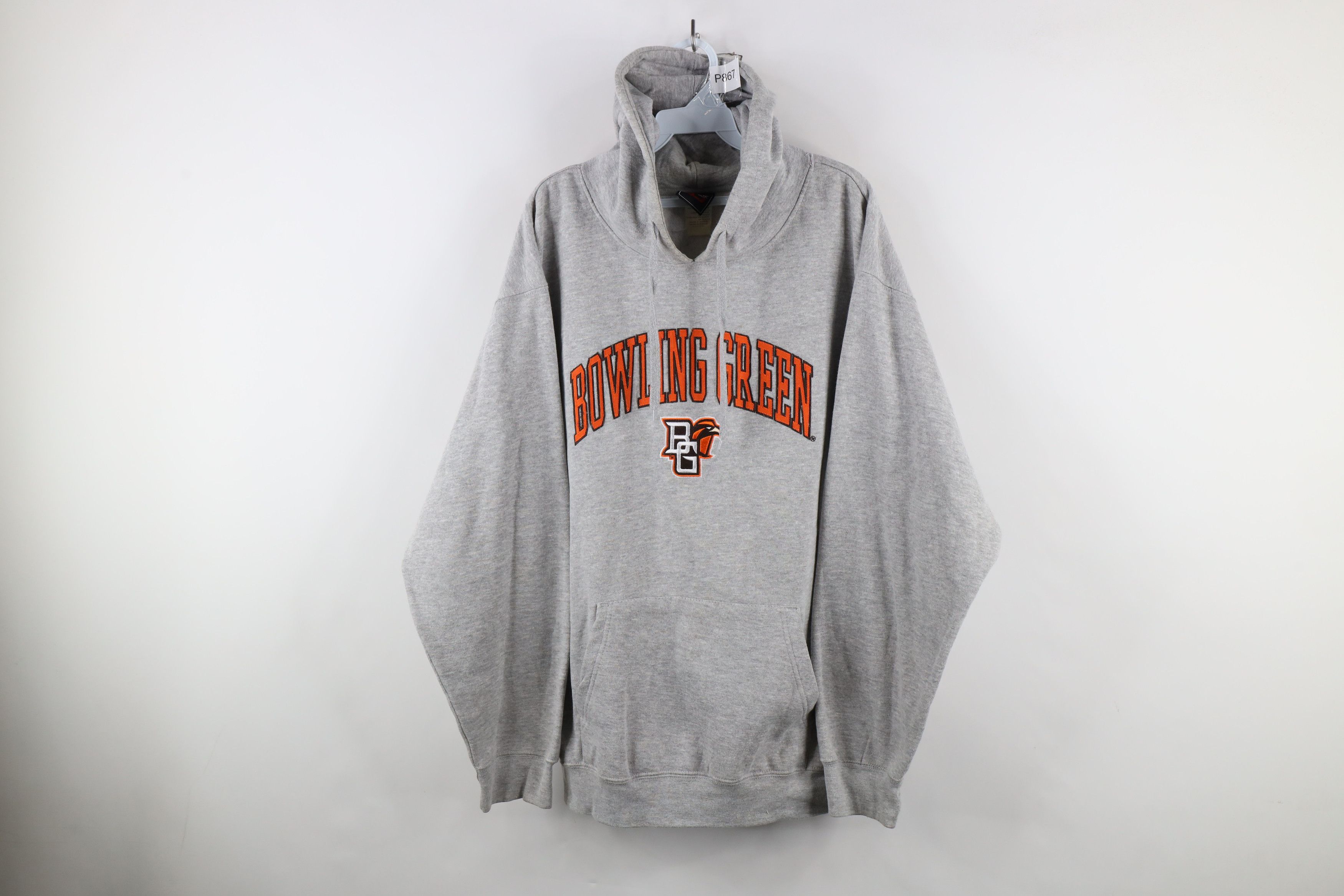 Vintage Vintage 90s Bowling Green State University Hoodie Sweatshirt Size US XL / EU 56 / 4 - 1 Thumbnail