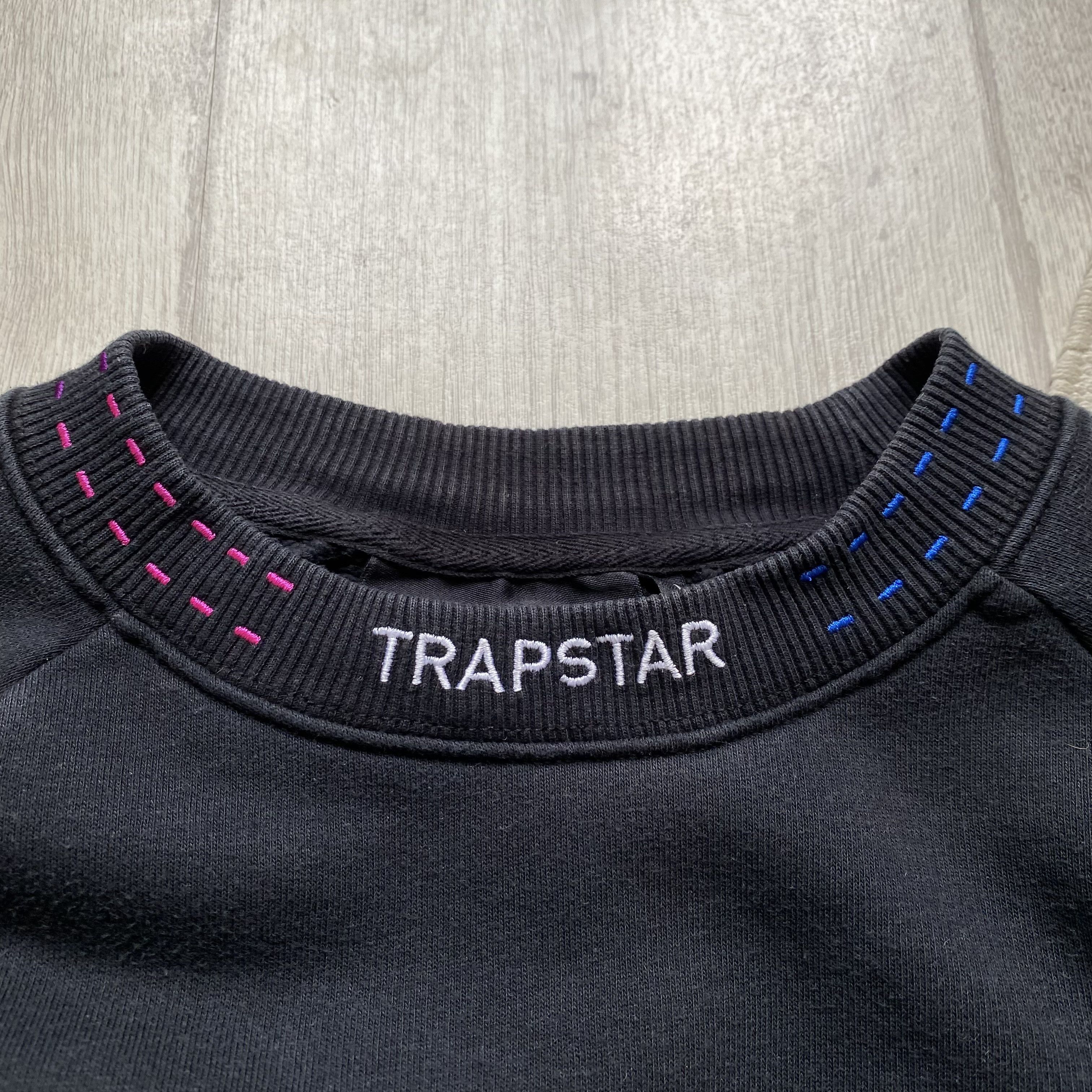 Trapstar London 👟 Faded Trapsrar Boxy Sweatshirt Neck Logo London Cortiez Size US M / EU 48-50 / 2 - 6 Thumbnail