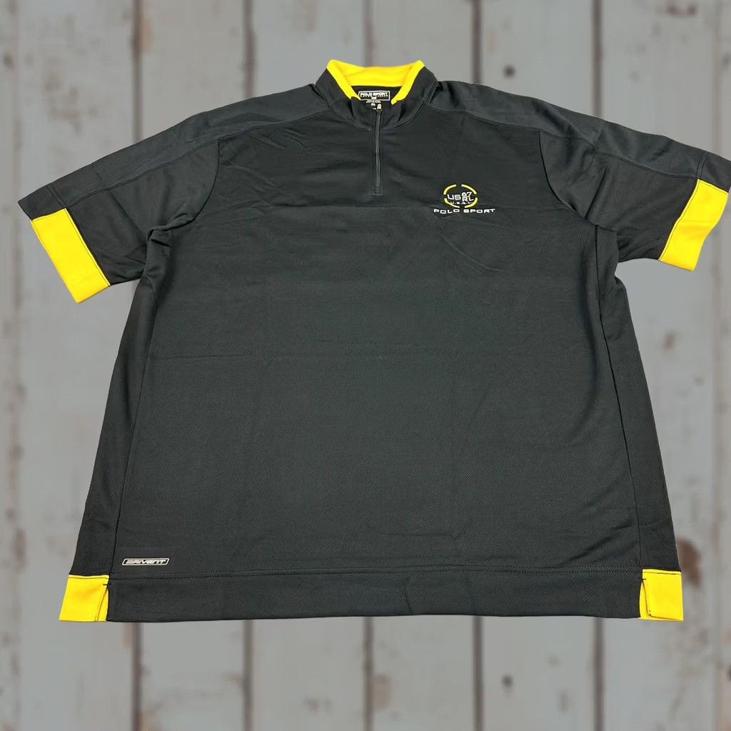 Vintage VINTAGE Polo Sport Ralph Lauren Shirt Men XL Black 1/4 Zip RL-67 DriVent Y2K Size US XL / EU 56 / 4 - 1 Thumbnail