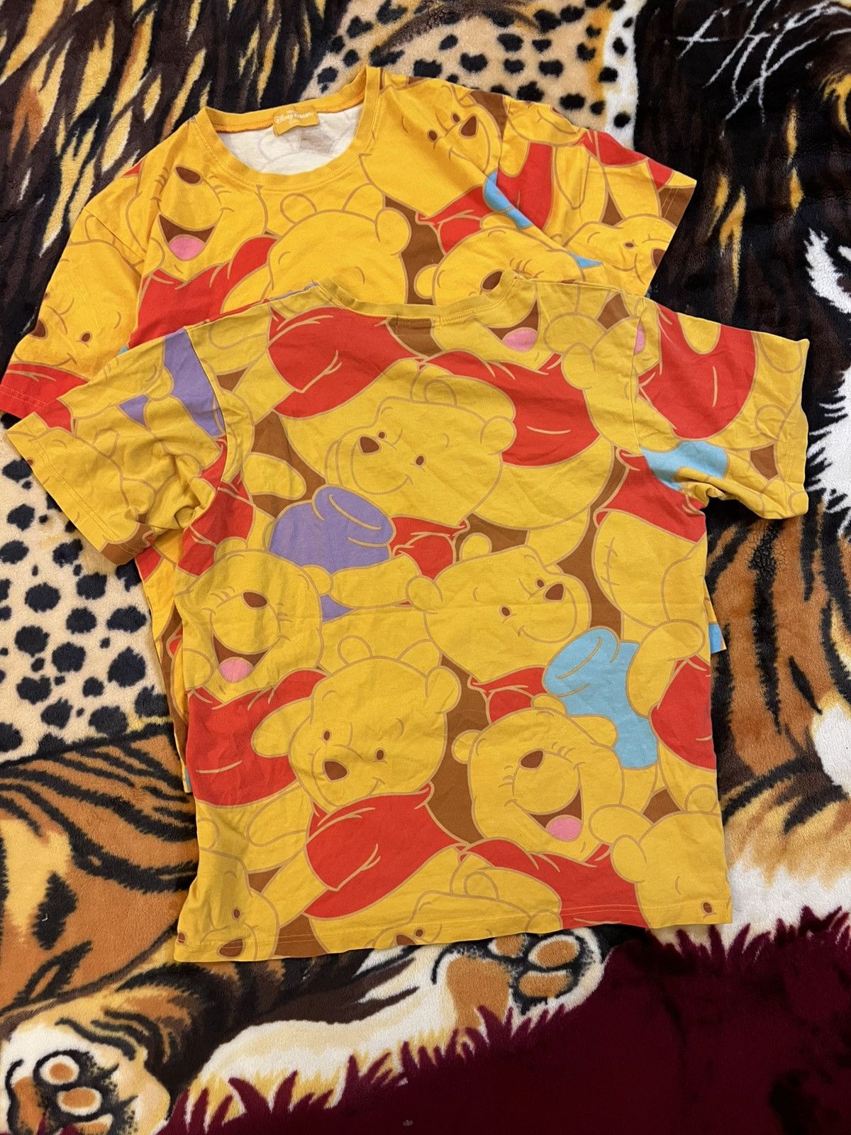 Disney Lot of 2! Winnie The Pooh Tokyo Disney All Over Print Tee Size US L / EU 52-54 / 3 - 4 Thumbnail