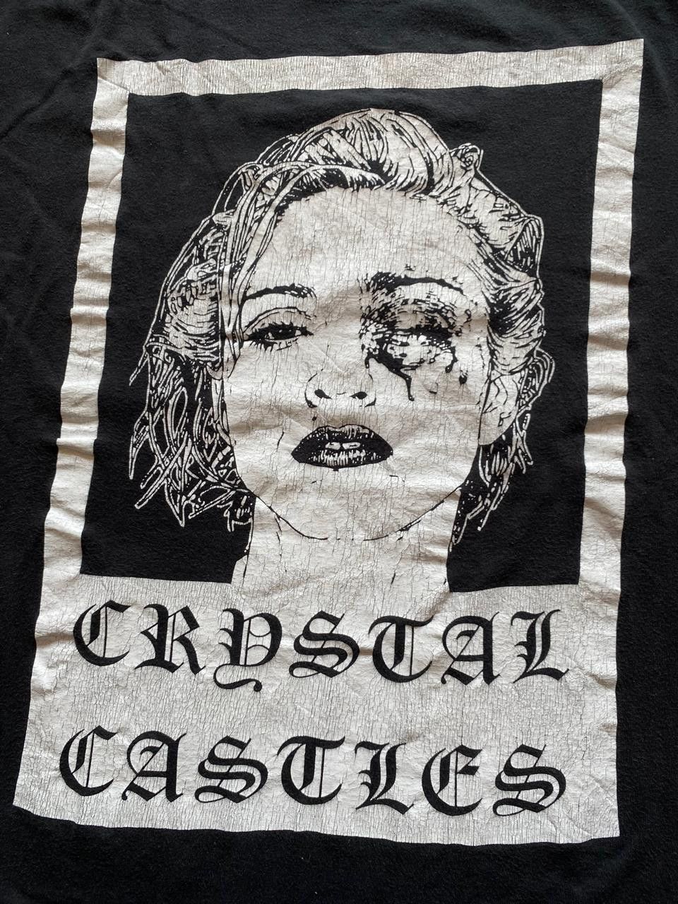Band Tees × Vintage crystal castles Madonna t shirt 00s Size US M / EU 48-50 / 2 - 3 Thumbnail