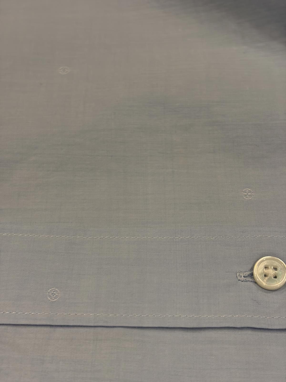 Louis Vuitton Louis Vuitton Subtle Monogram Jacquard Shirt – Light Blue Size US M / EU 48-50 / 2 - 5 Thumbnail